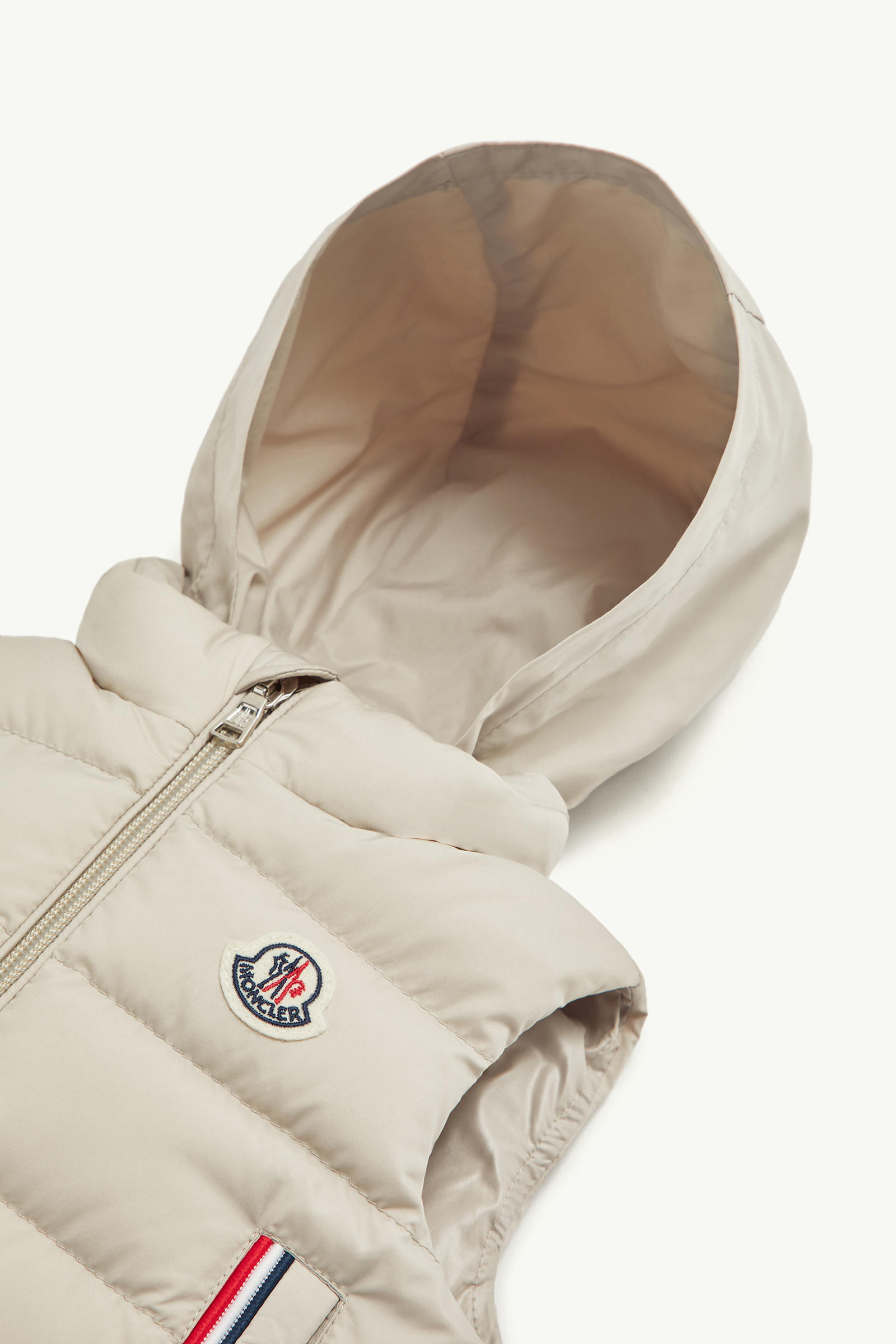 Buang Down Gilet Boy Light Beige Moncler 1