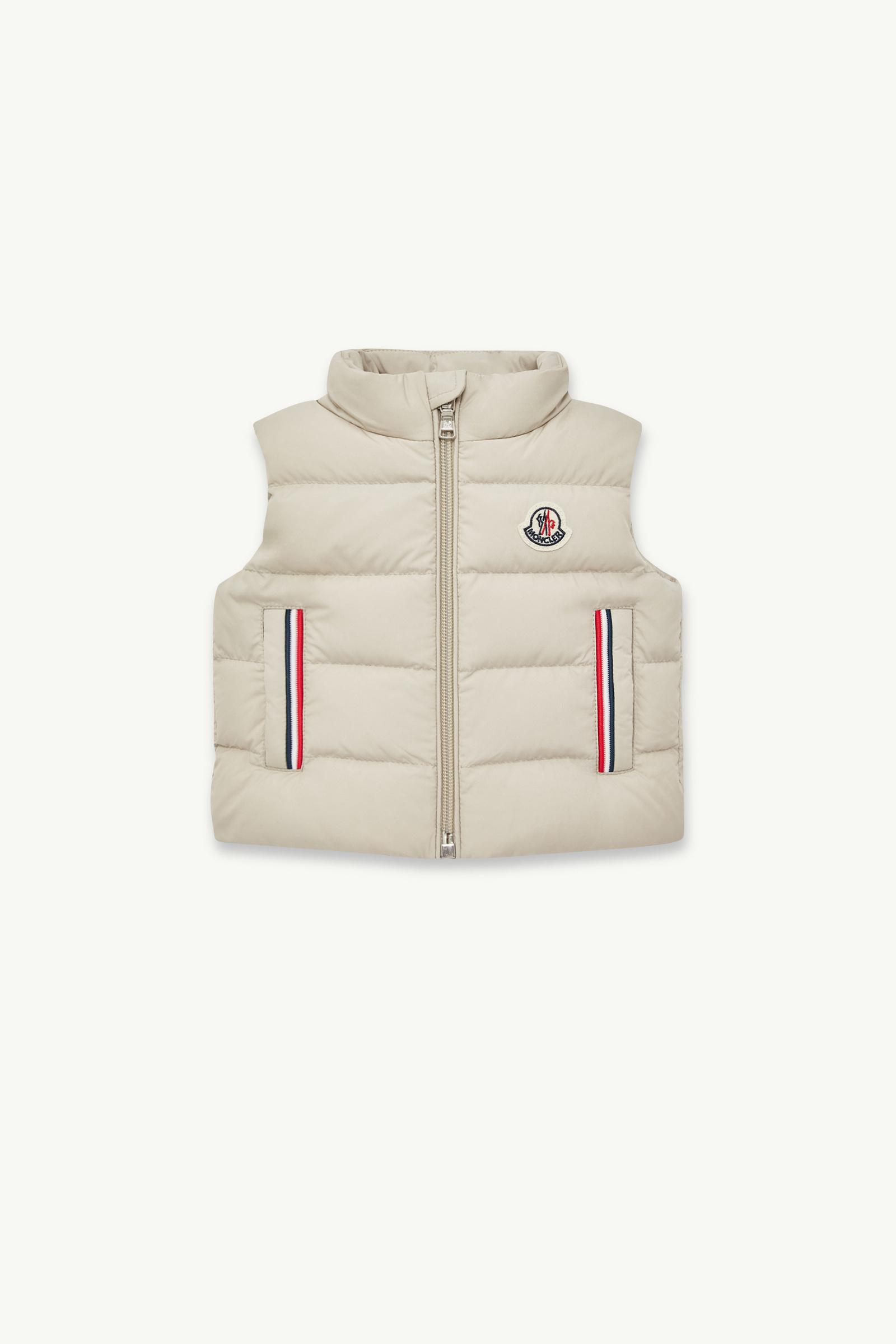 Light Beige Buang Down Vest - Outerwear for Children | Moncler US