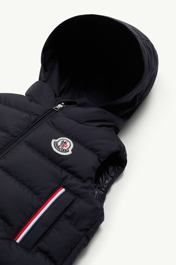 Buang Down Gilet Boy Navy Blue Moncler 1