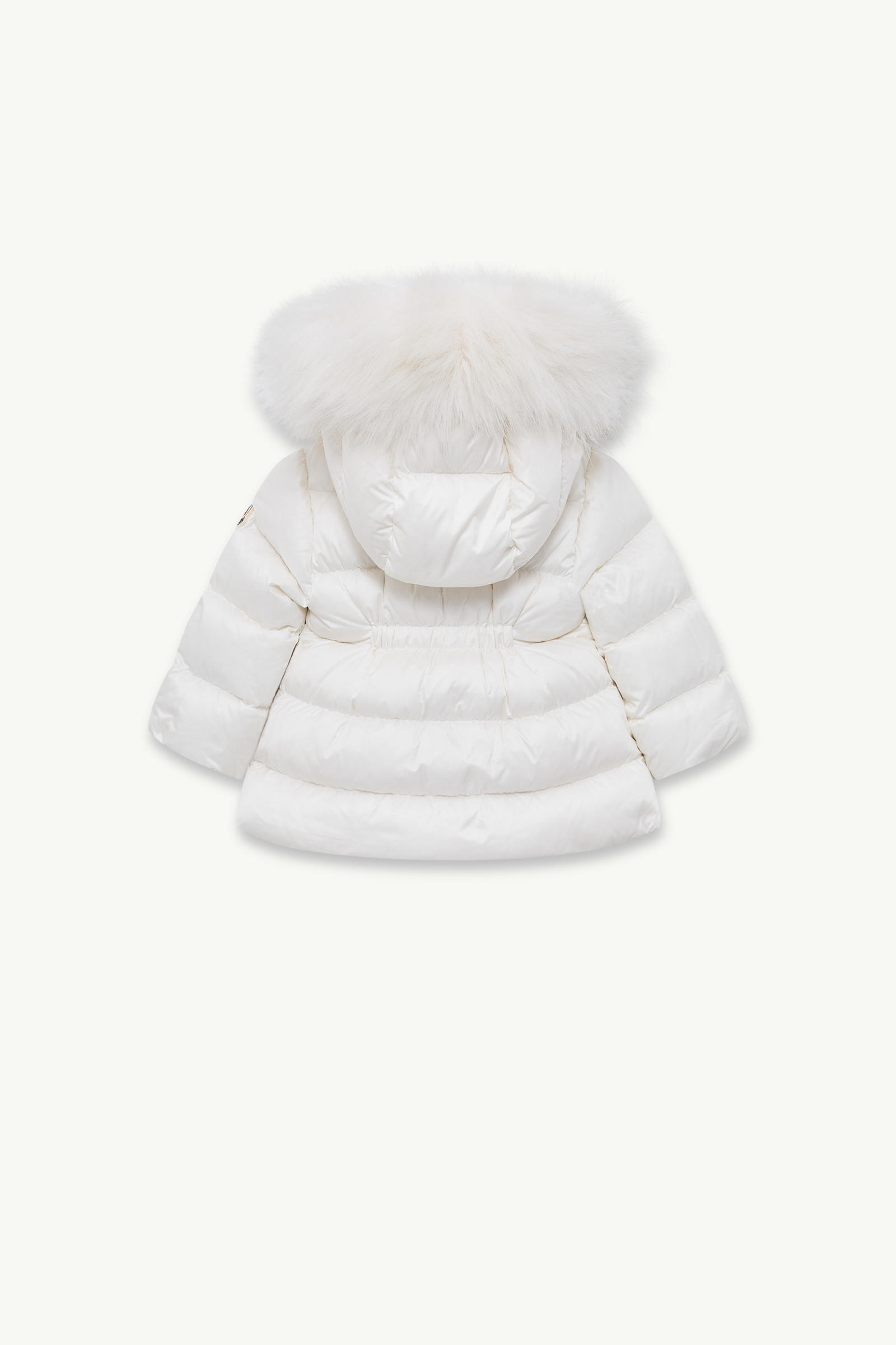 Doudoune à capuche en matière synthétique Obie Fille Blanc Moncler 2
