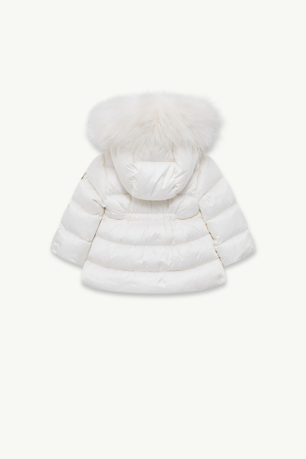 Obie 후드 합성 소재 트리밍 다운 재킷 키즈 여아 화이트 Moncler 2