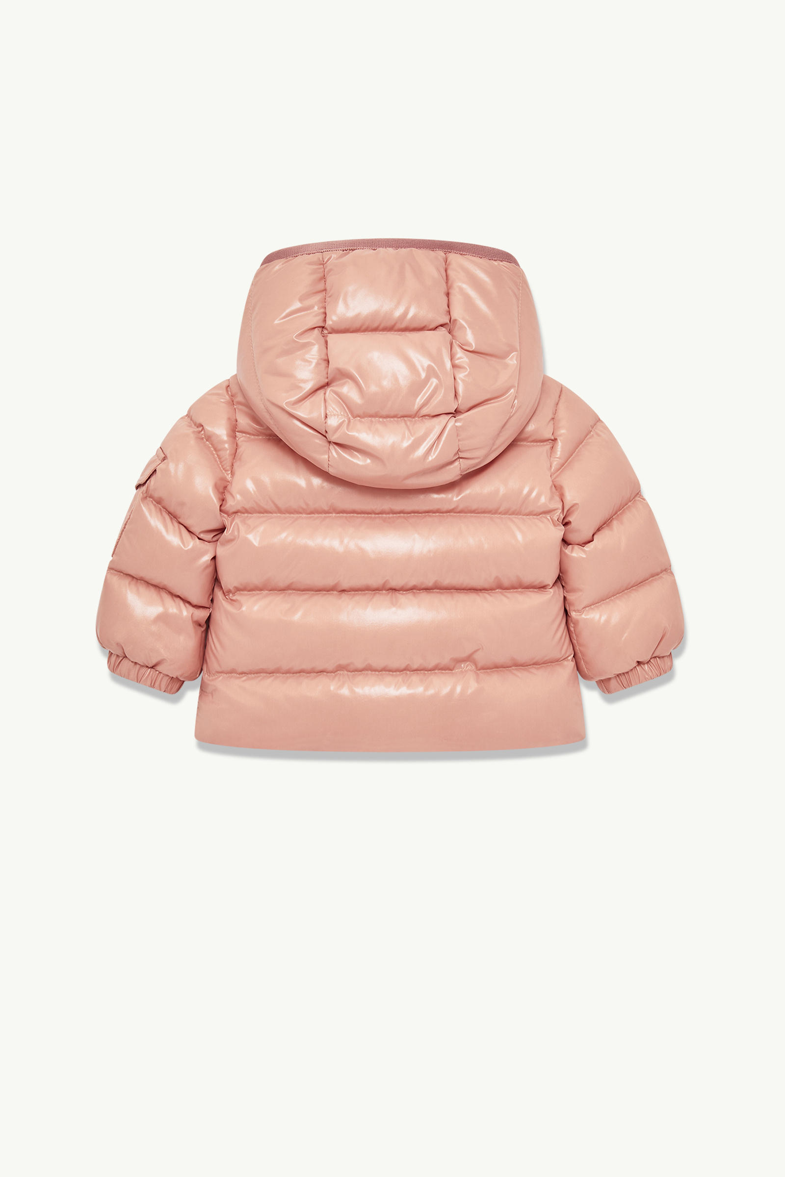 Bady Hooded Down Jacket Girl Rose Pink Moncler 2