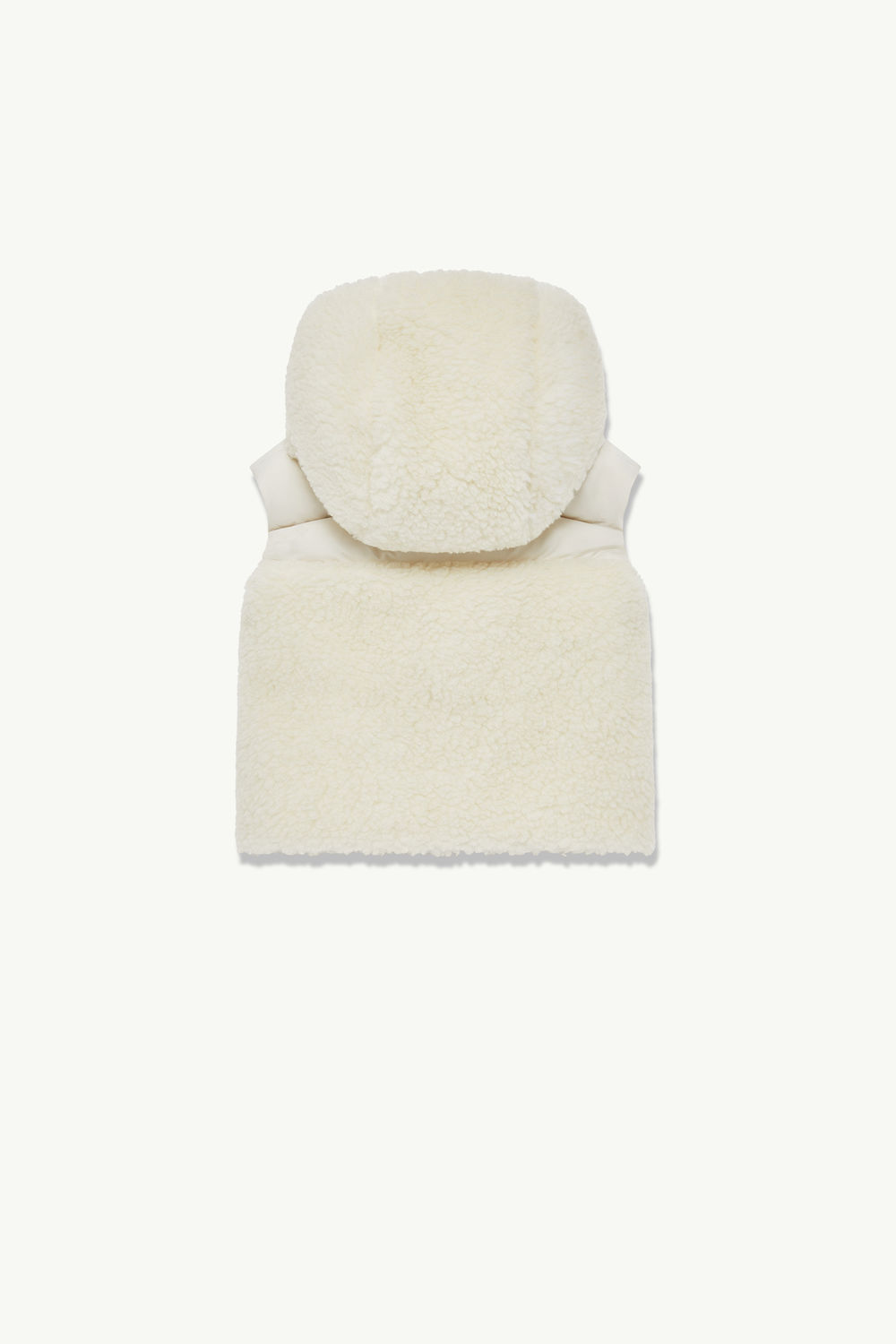 Botha Hooded Teddy Down Gilet Girl White Moncler 2