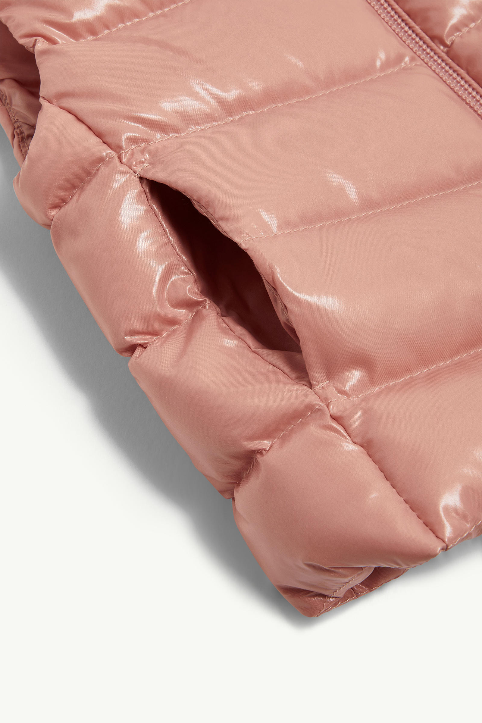 Gilet imbottito in piuma Ghany Bambina Rosa Moncler 3