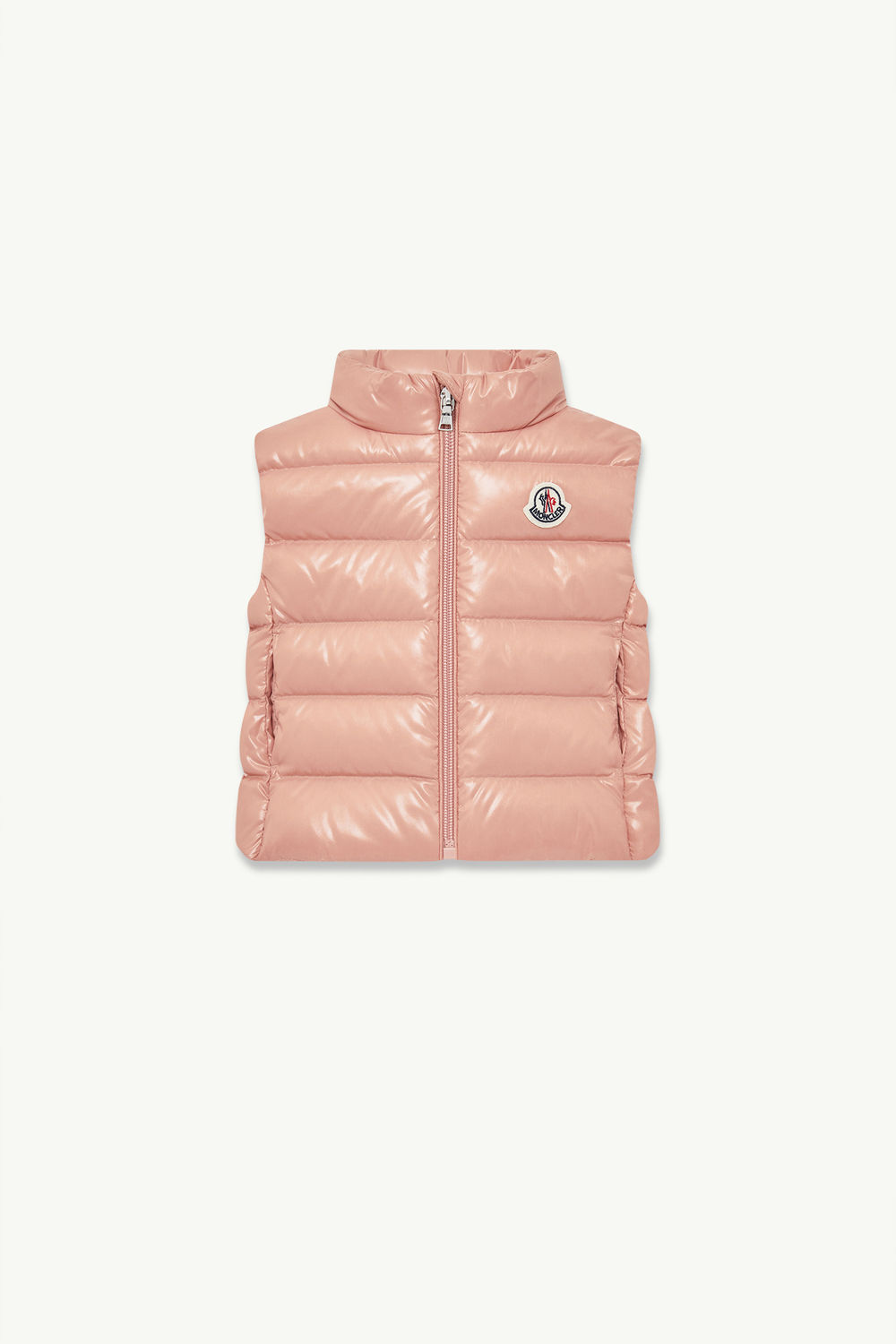 Ghany Down Gilet Girl Rose Pink Moncler 0