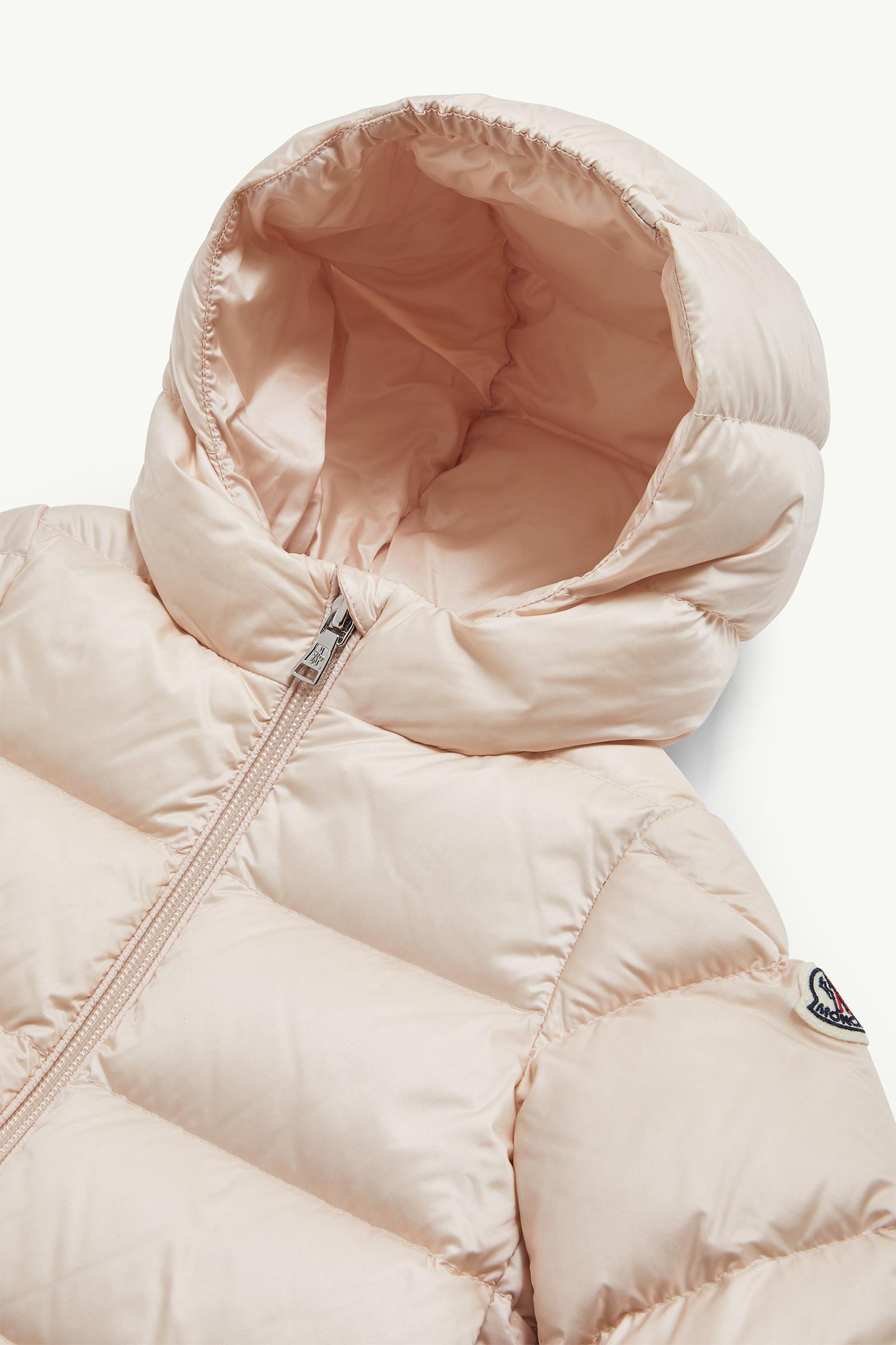 Sharon Hooded Down Jacket Girl Light Pink Moncler 1