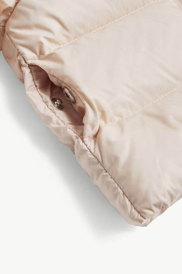 Sharon Hooded Down Jacket Girl Light Pink Moncler 3