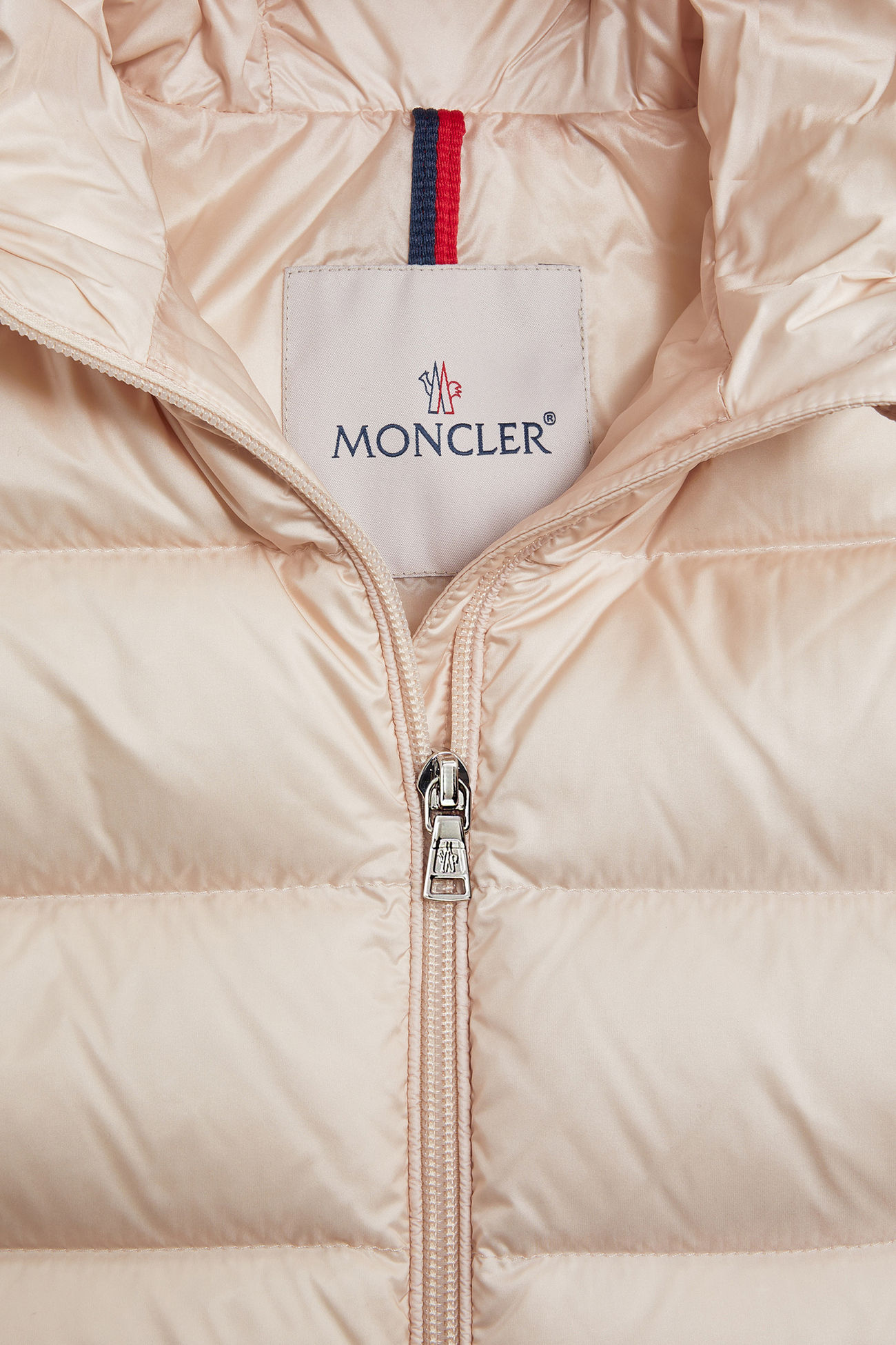 Sharon連帽羽絨外套 女童 淺粉紅色 Moncler 4