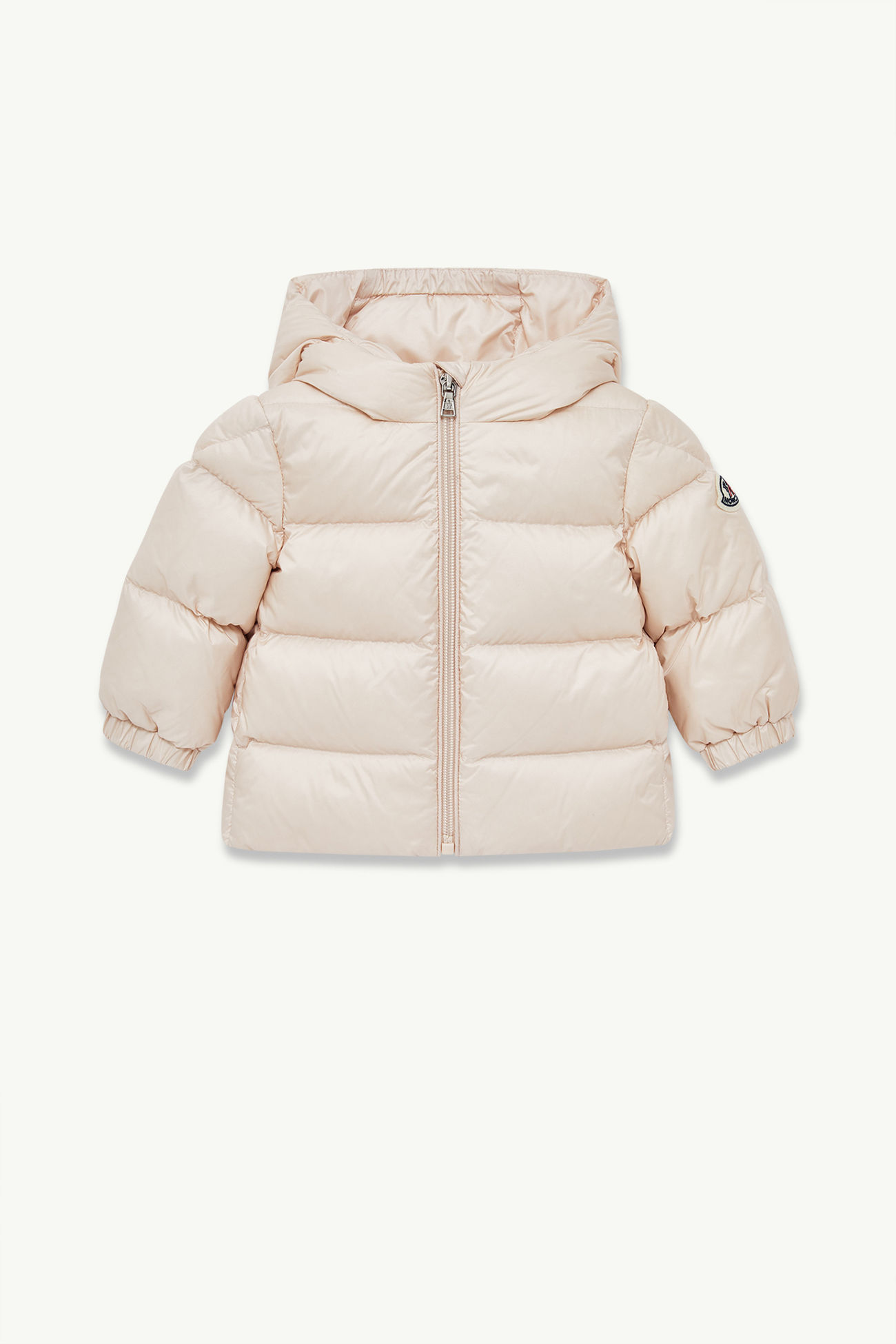 Piumino Sharon con cappuccio Bambina Rosa Chiaro Moncler 0
