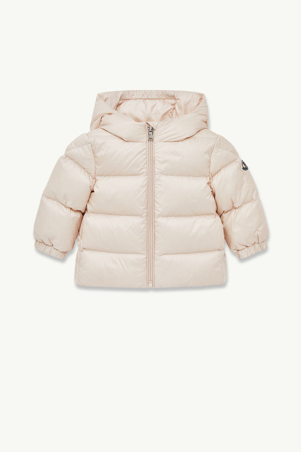 Sharon Hooded Down Jacket Girl Light Pink Moncler 0