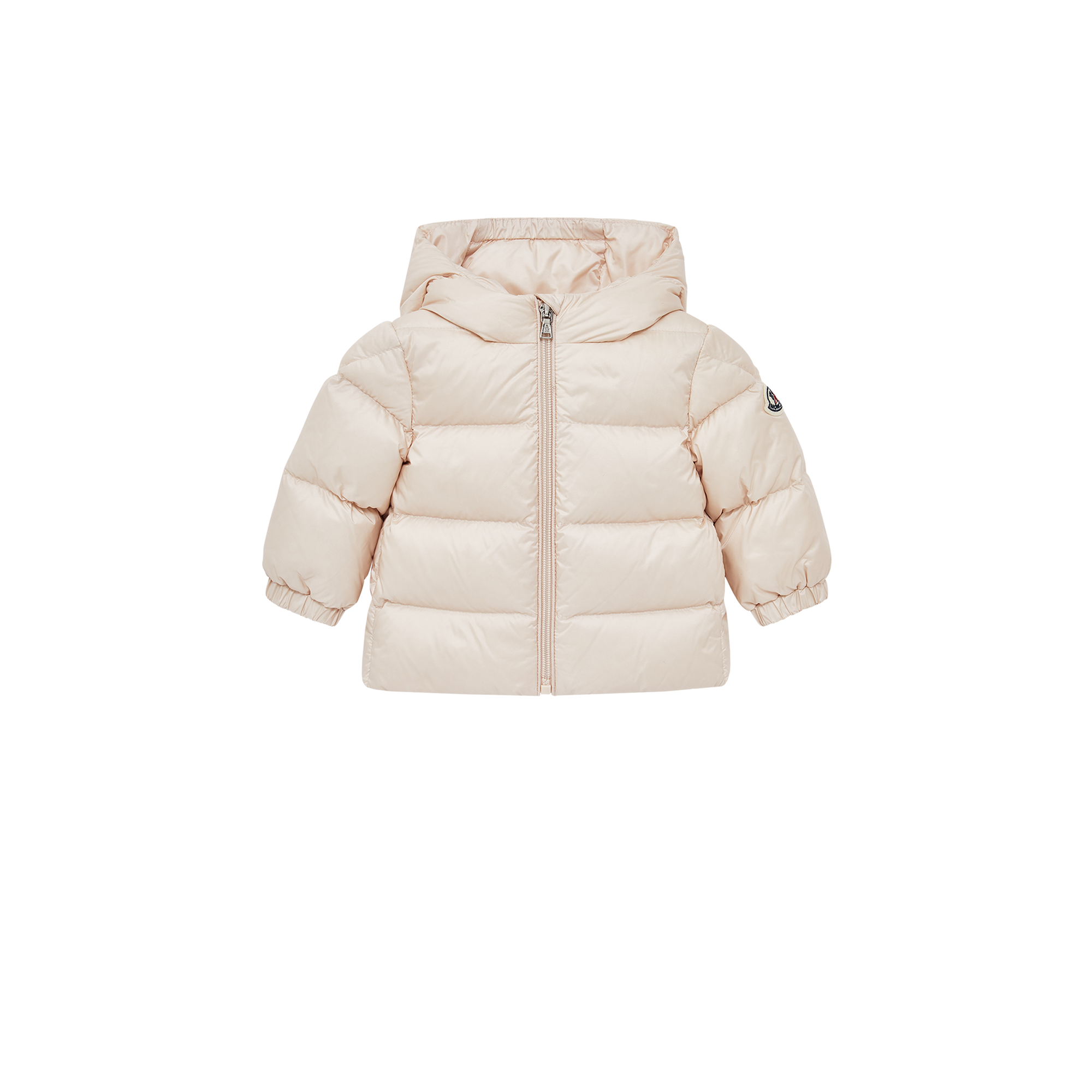 MONCLER ENFANT Sharon Hooded Down Jacket, Girl, Pink, Size: 12/18M