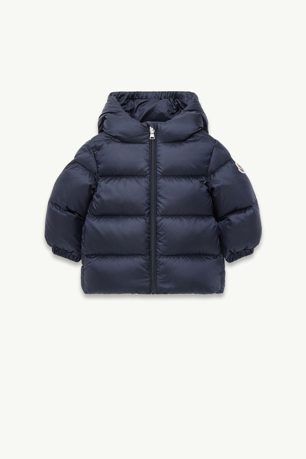 Sharon Hooded Down Jacket Girl Navy Blue Moncler 0