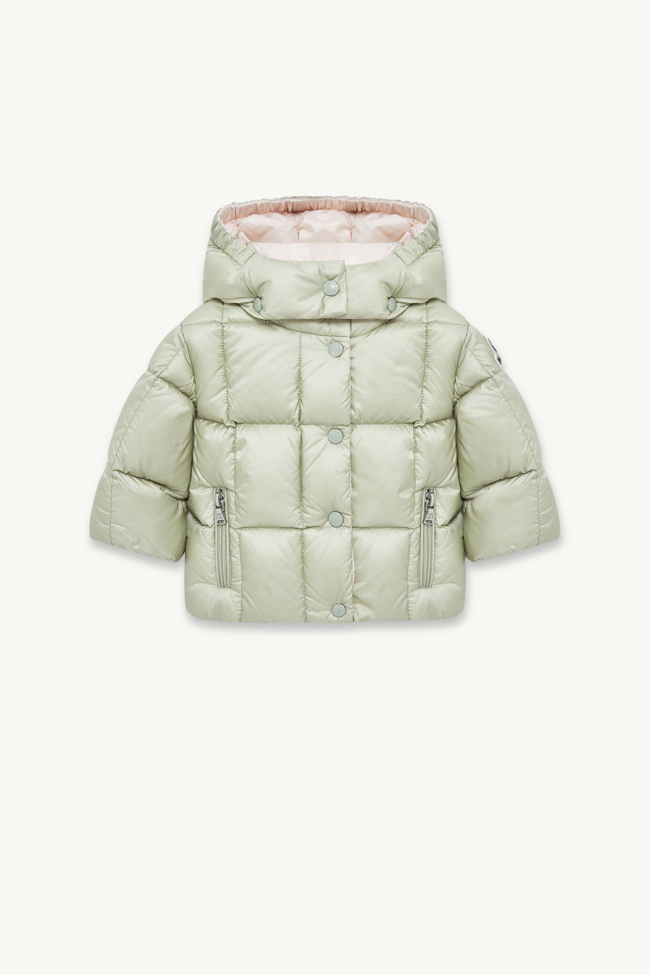 Parana儿童连帽羽绒夹克外套 女童 浅绿色 Moncler 0