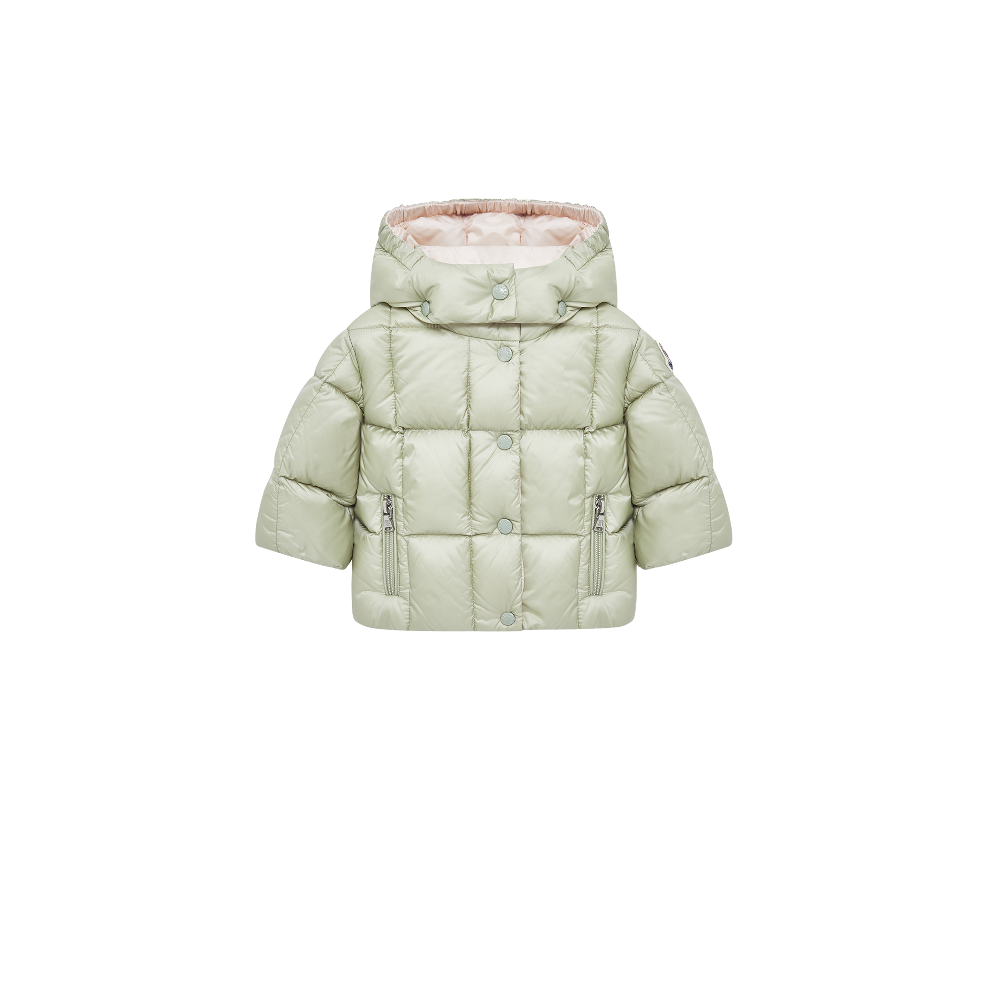 MONCLER ENFANT Parana Hooded Down Jacket, Girl, Green, Size: 3Y