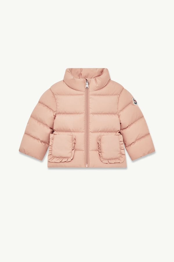 Onica Down Jacket Girl Rose Pink Moncler 0