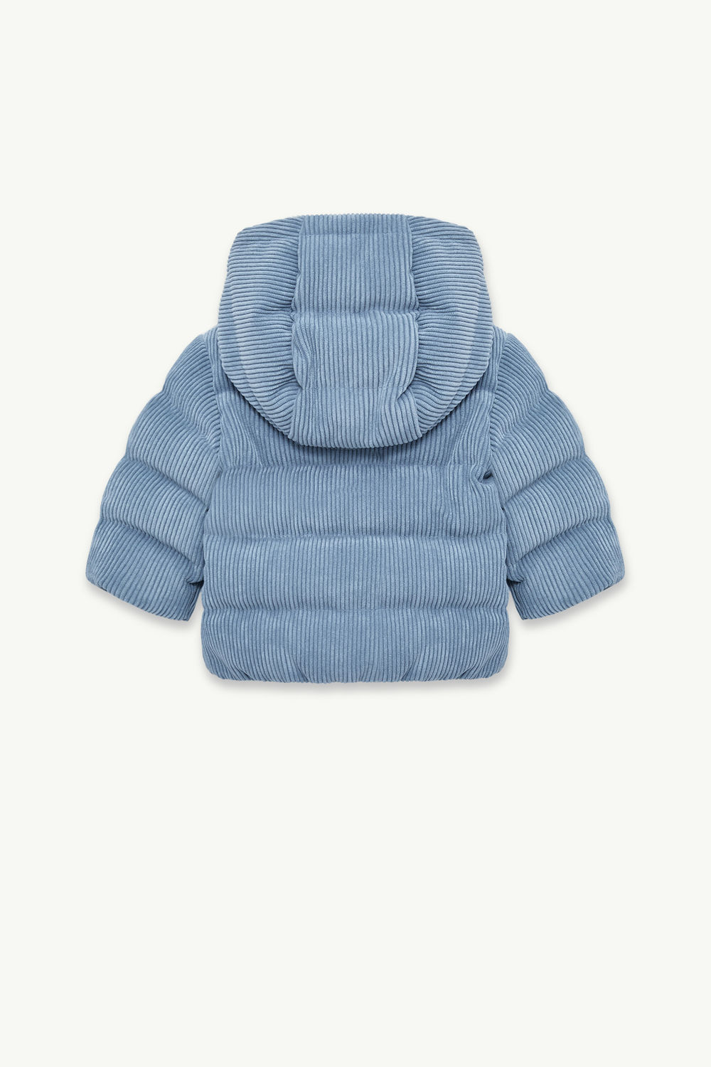 Puki Corduroy Hooded Down Jacket Boy Cobalt Blue Moncler 2