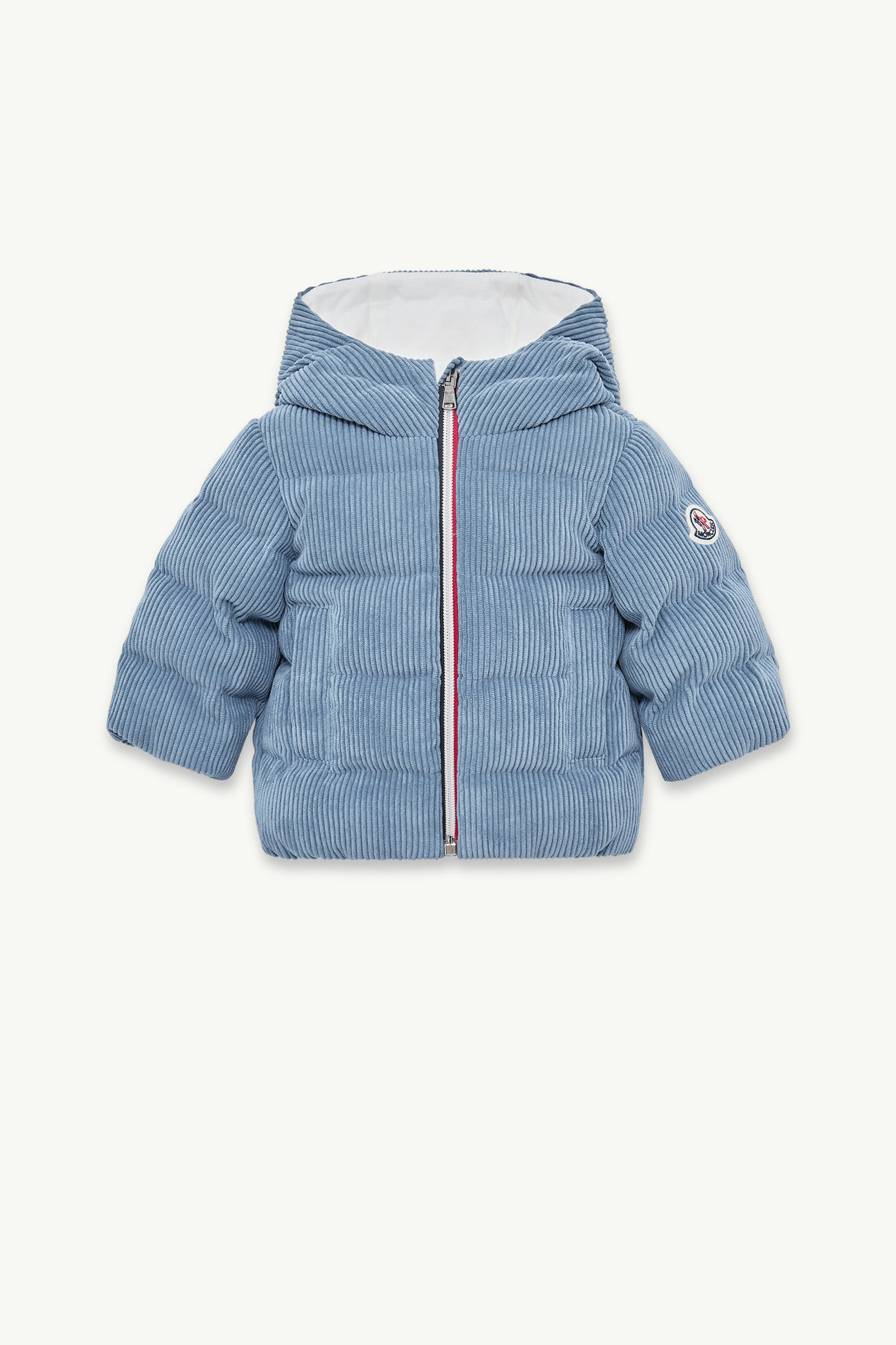 Puki Daunenjacke aus Cord mit Kapuze Jungen Kobaltblau Moncler 0