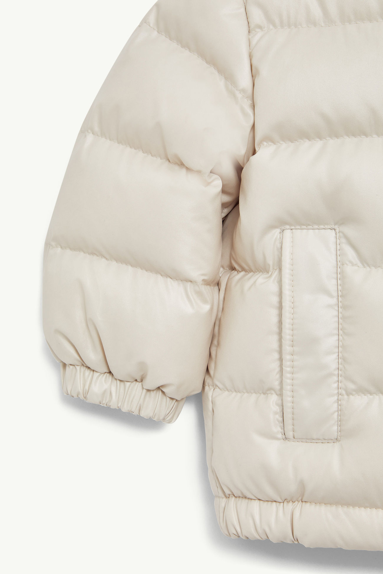 Mesles Daunenjacke mit Kapuze Genderneutral Hellbeige Moncler 3