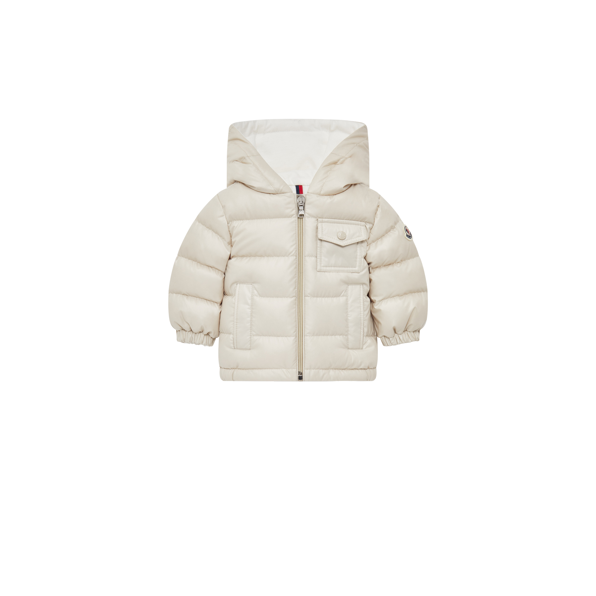 MONCLER ENFANT Mesles Hooded Down Jacket Kids 18/24M Beige