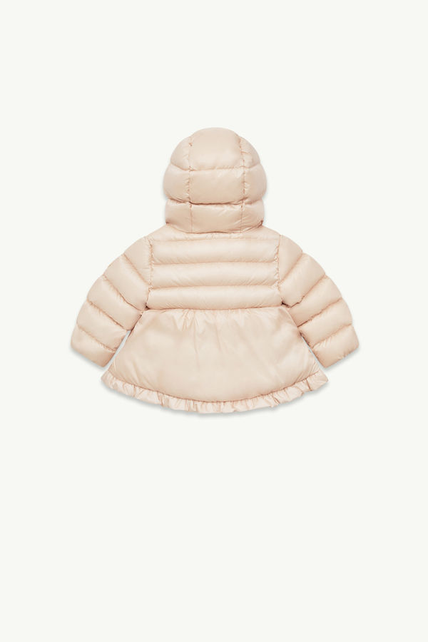 Odile Hooded Down Jacket Girl Light Pink Moncler 1