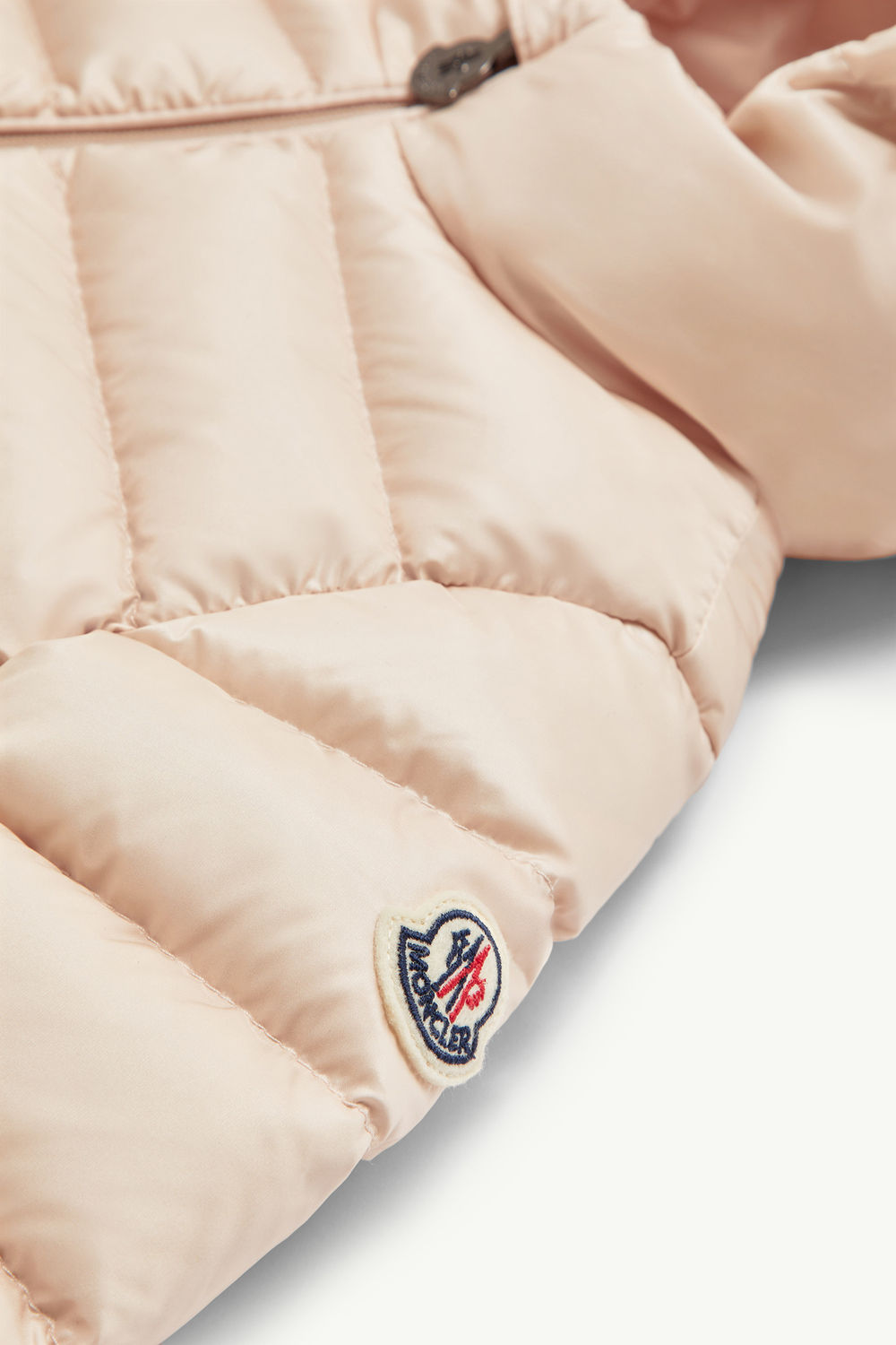 Odile Hooded Down Jacket Girl Light Pink Moncler 2