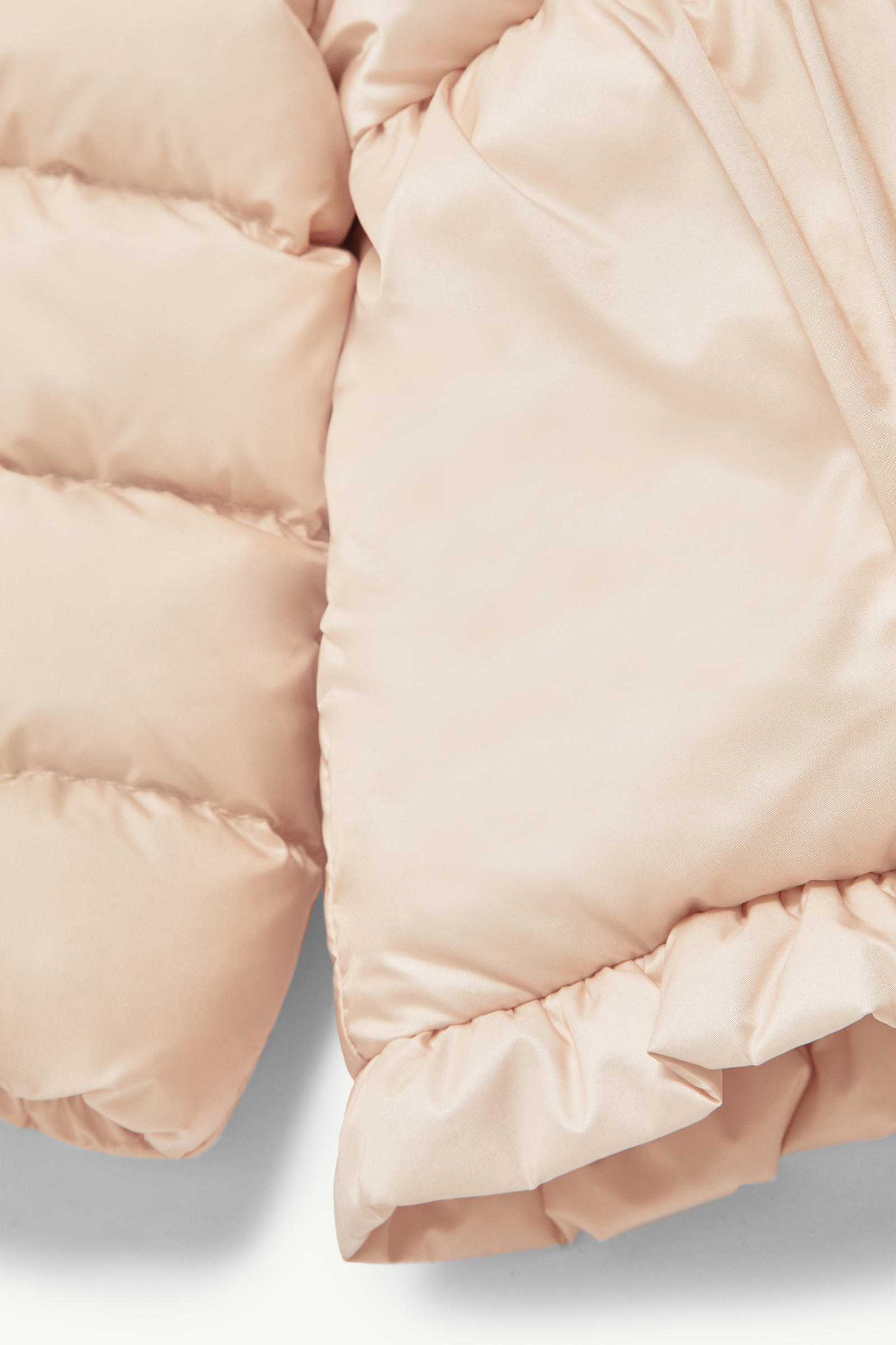 Odile Hooded Down Jacket Girl Light Pink Moncler 4