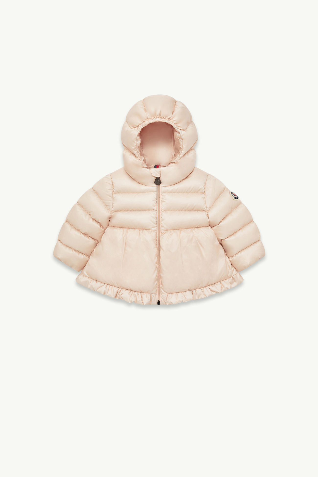 Odile 후드 다운 재킷 키즈 여아 라이트 핑크 Moncler 0