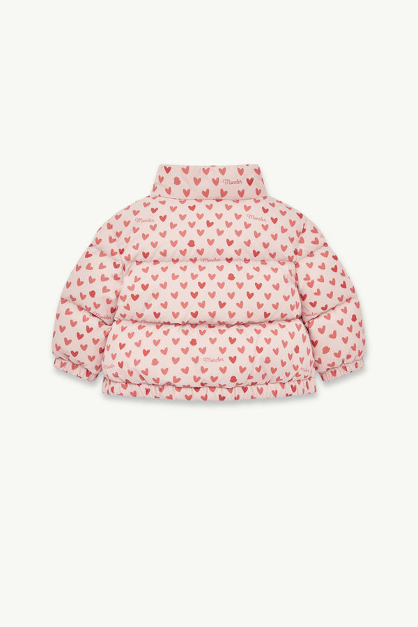 Bashira Printed Down Jacket Girl White & Pink Moncler 2
