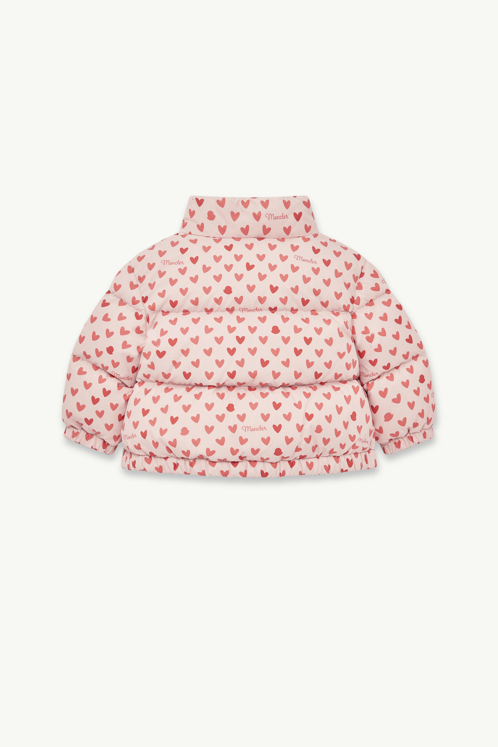 Bashira Printed Down Jacket Girl White & Pink Moncler 2
