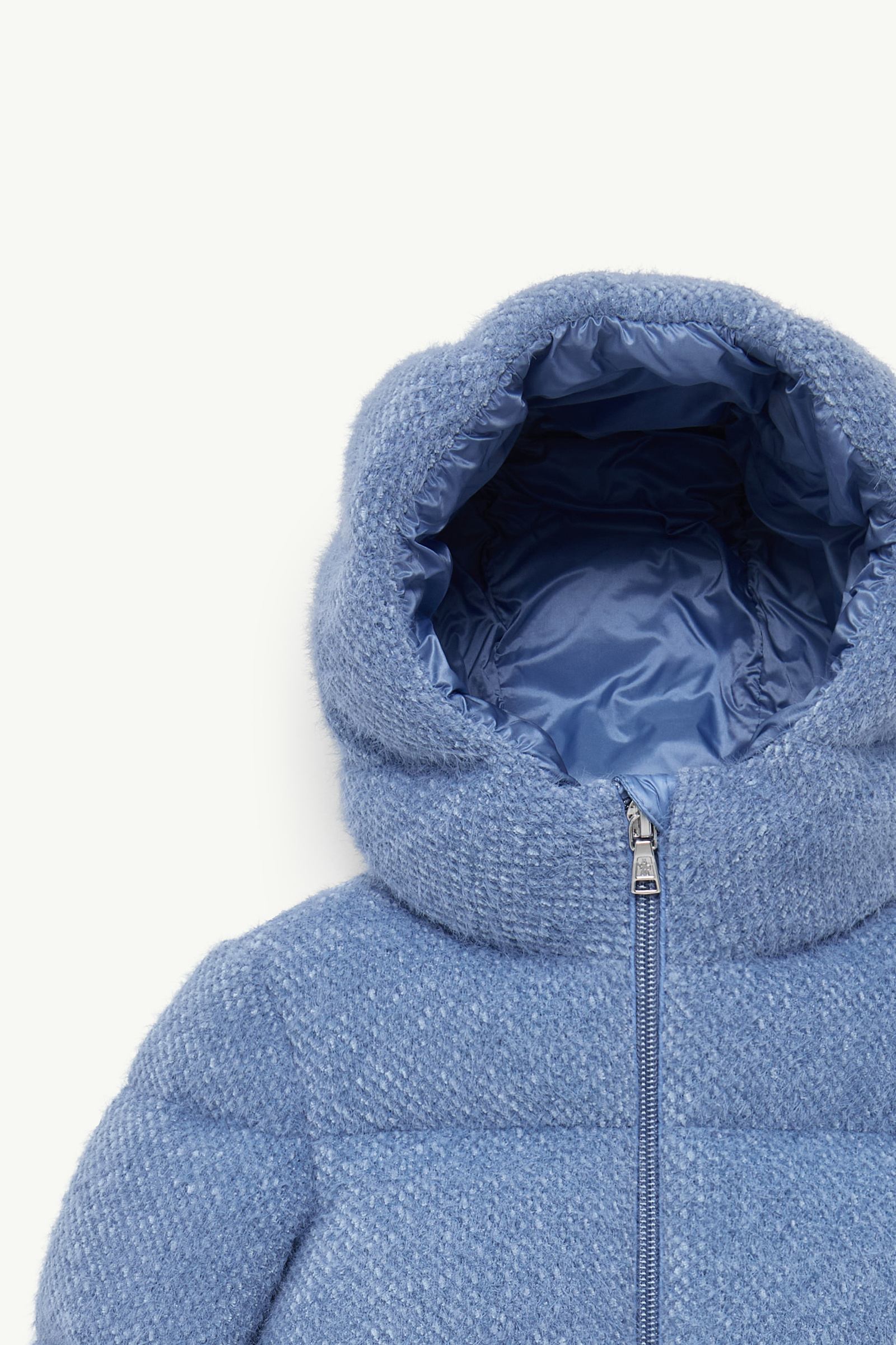 Doudoune à capuche Bucara Fille Bleu Cobalt Moncler 1