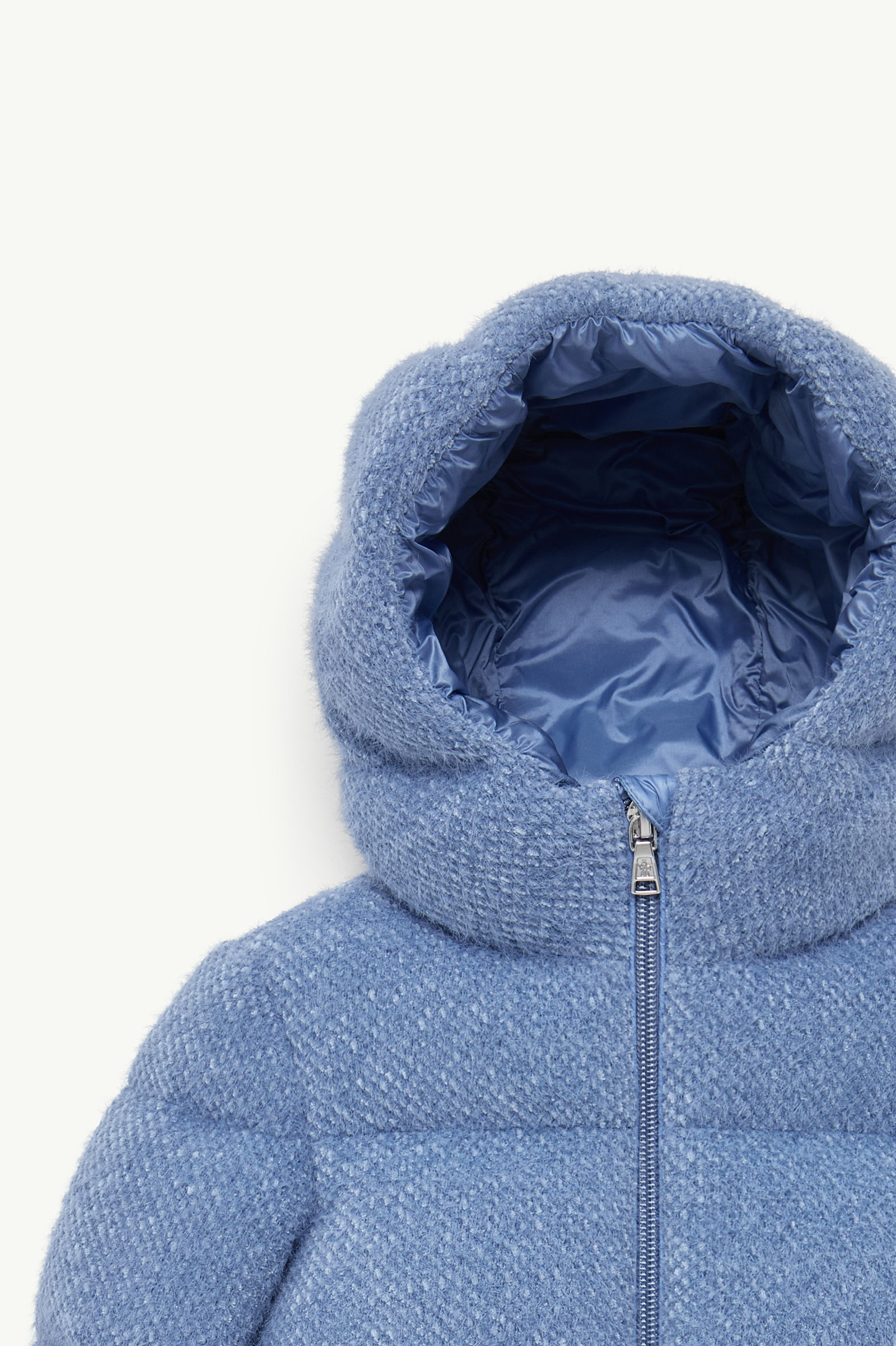 Doudoune à capuche Bucara Fille Bleu Cobalt Moncler 1