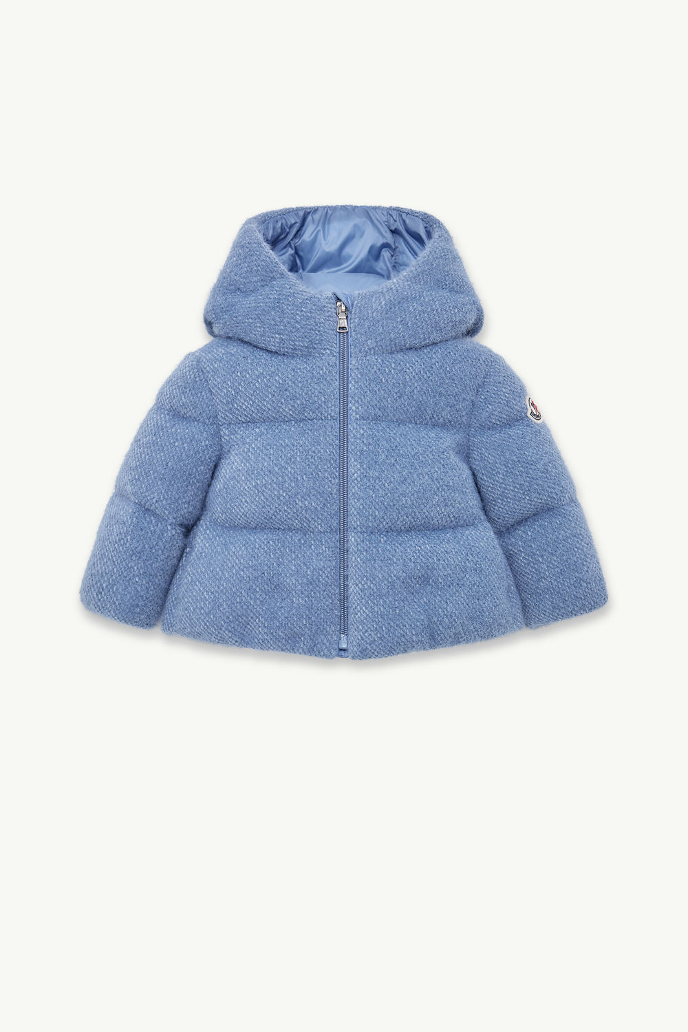Bucara Hooded Down Jacket Girl Cobalt Blue Moncler 0