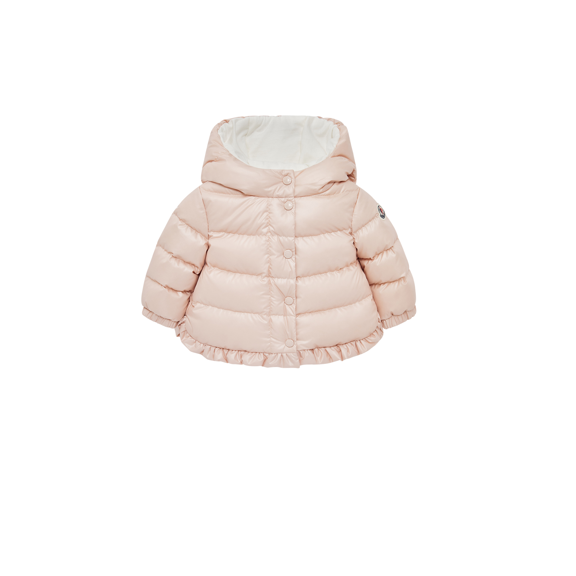 Moncler Enfant Girls Short Down Jacket Pink 3Y