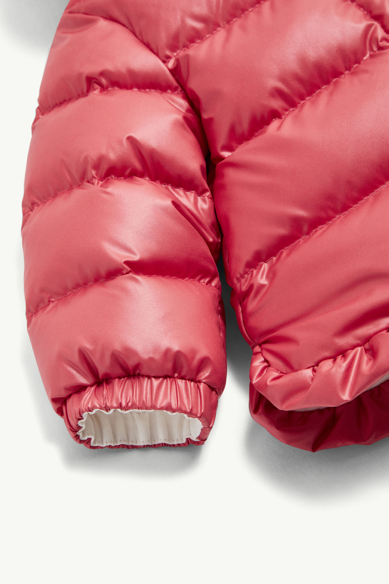 Plumífero con capucha Tazui Niña Rosado coral Moncler 3