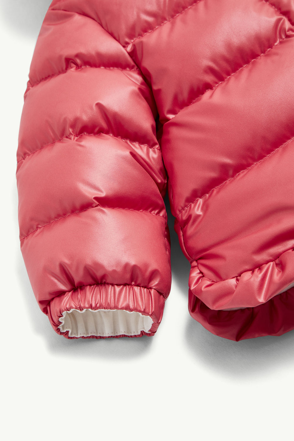 Tazui Hooded Down Jacket Girl Coral Pink Moncler 3