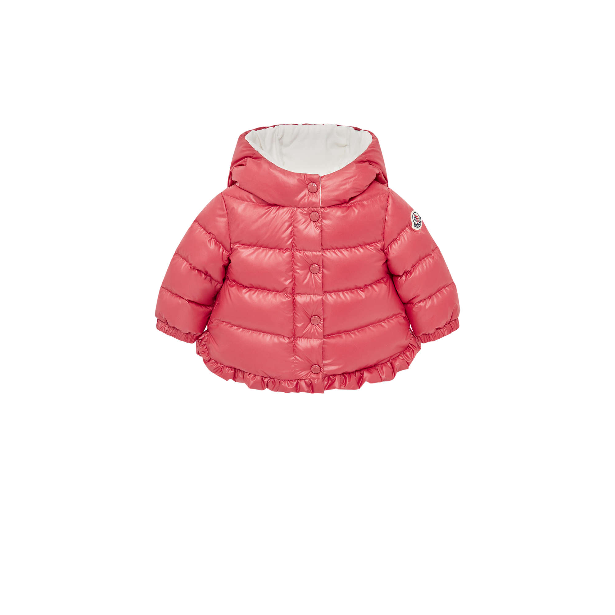 Moncler Enfant Girls Short Down Jacket Pink 3Y