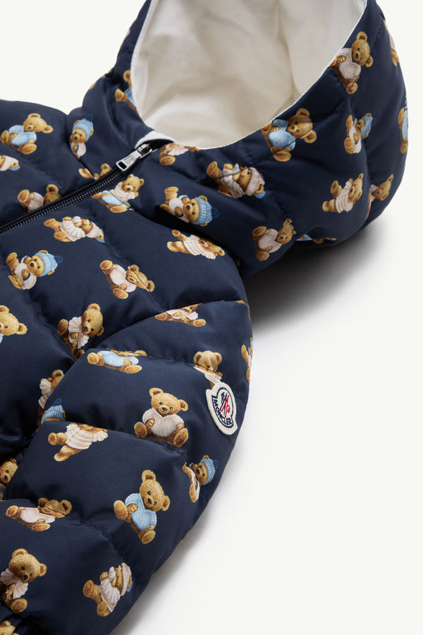 Doudoune à capuche Semenat Garçon Bleu Moncler 1