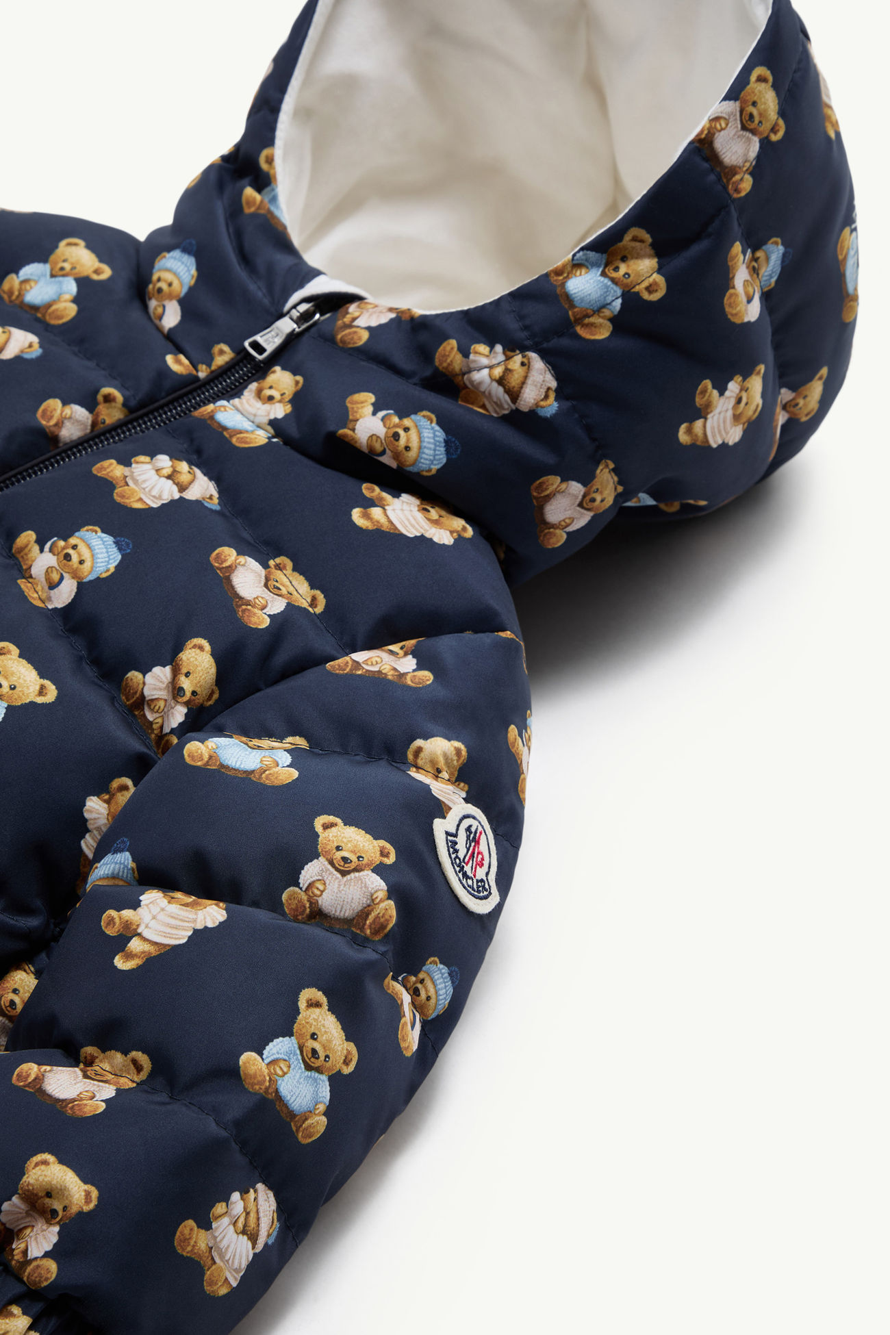 Semenat Daunenjacke mit Kapuze Jungen Blau Moncler 1