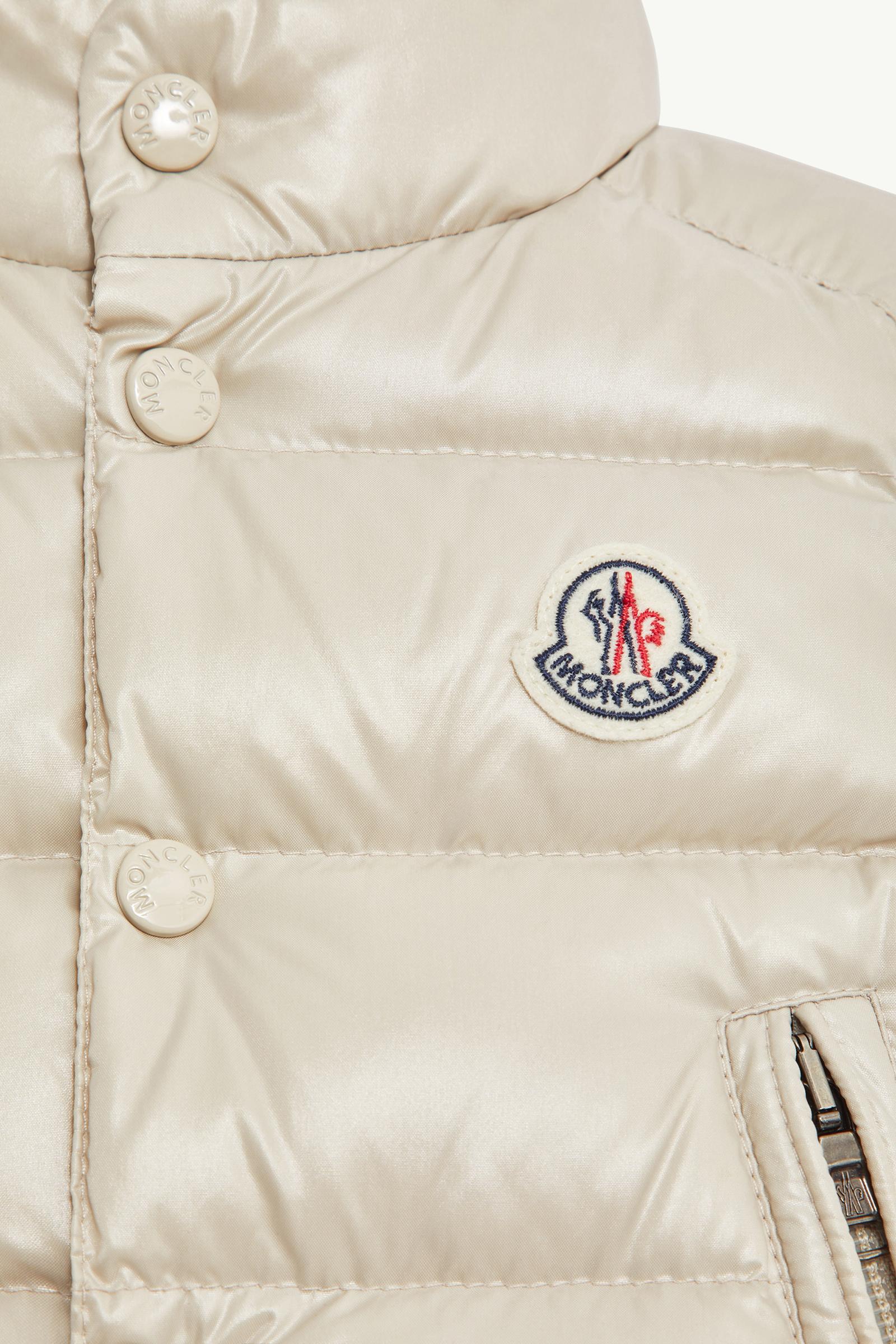 Beige Bernard Down Vest - Outerwear for Children | Moncler US