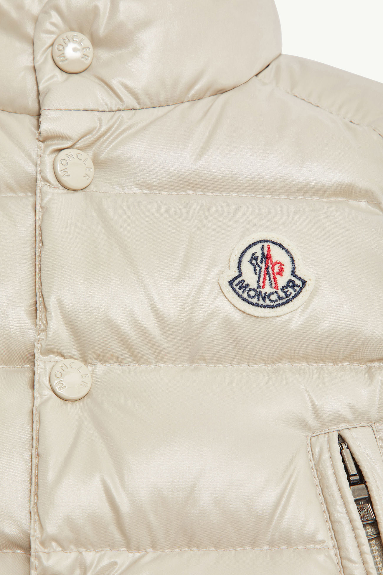 Bernard儿童羽绒马甲 中性 米色 Moncler 3