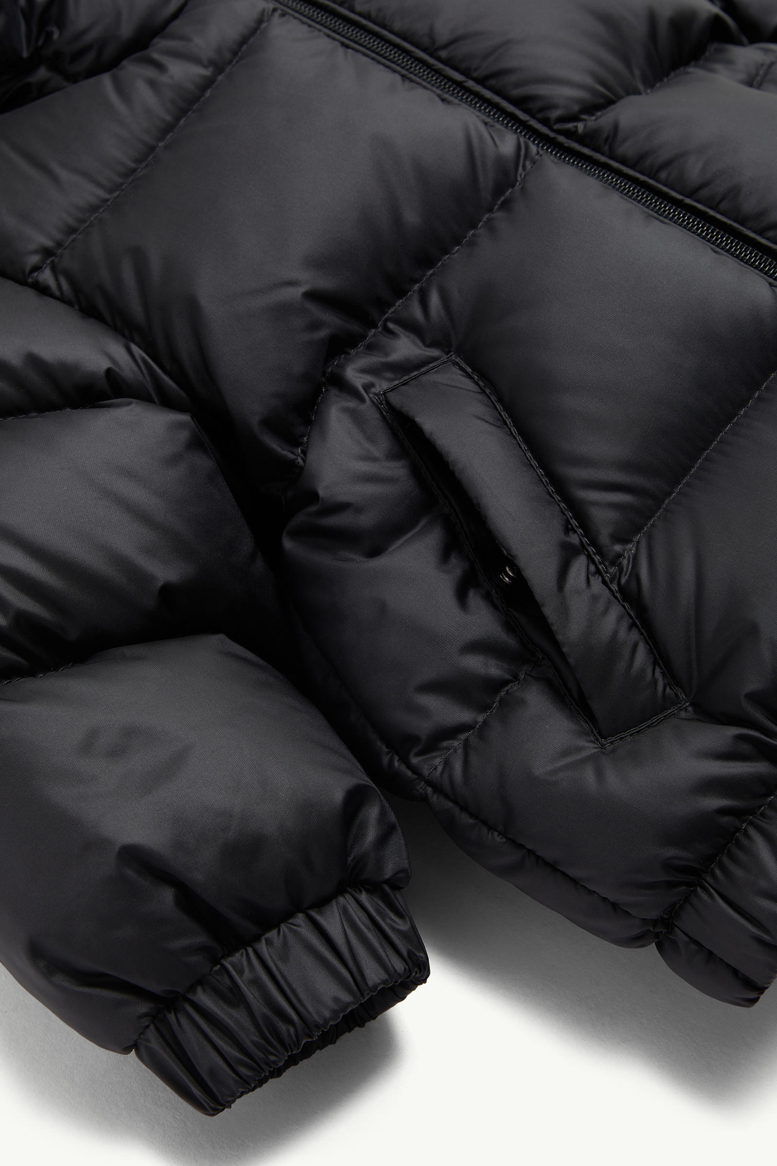 New Macaire連帽羽絨外套 中性 黑色 Moncler 3