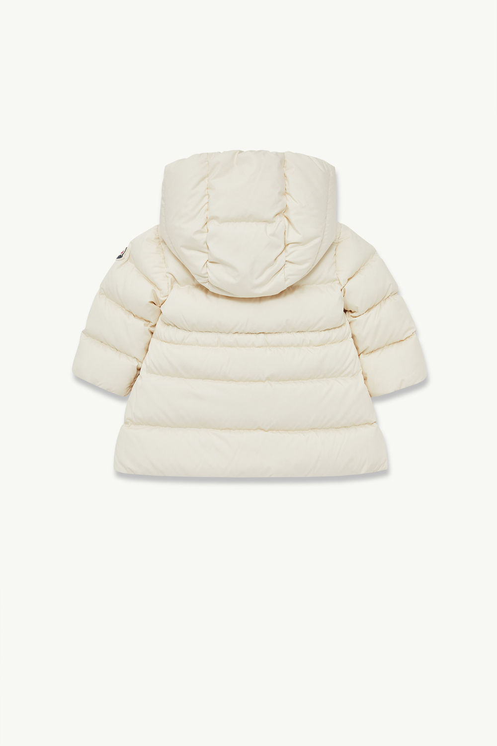 Molan Hooded Down Jacket Girl White Ivory Moncler 2
