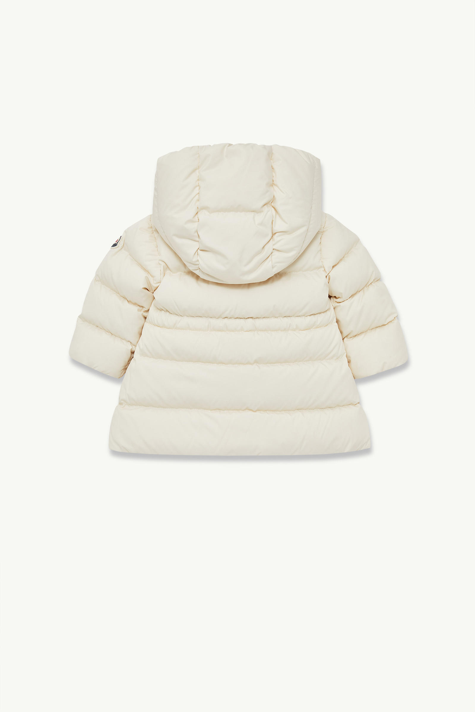 Molan Hooded Down Jacket Girl White Ivory Moncler 2