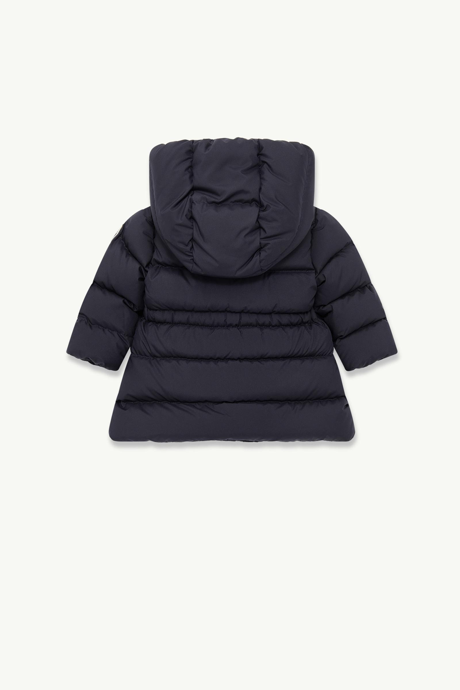 Navy Blue Molan Hooded Down Jacket - Outerwear for Children