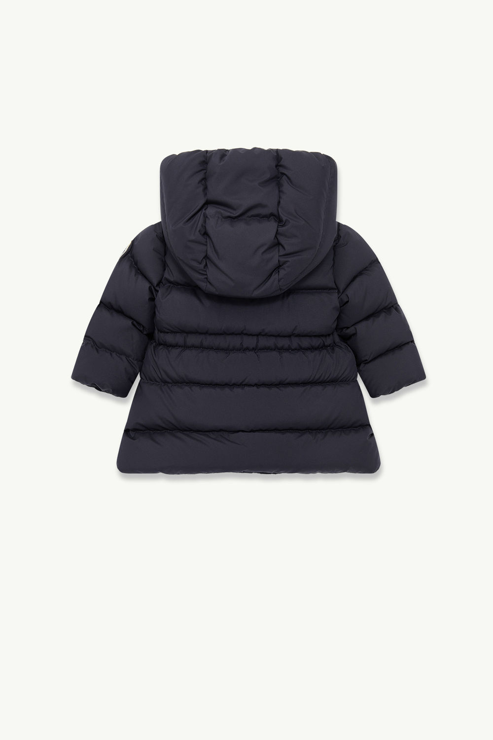 Molan Hooded Down Jacket Girl Navy Blue Moncler 2