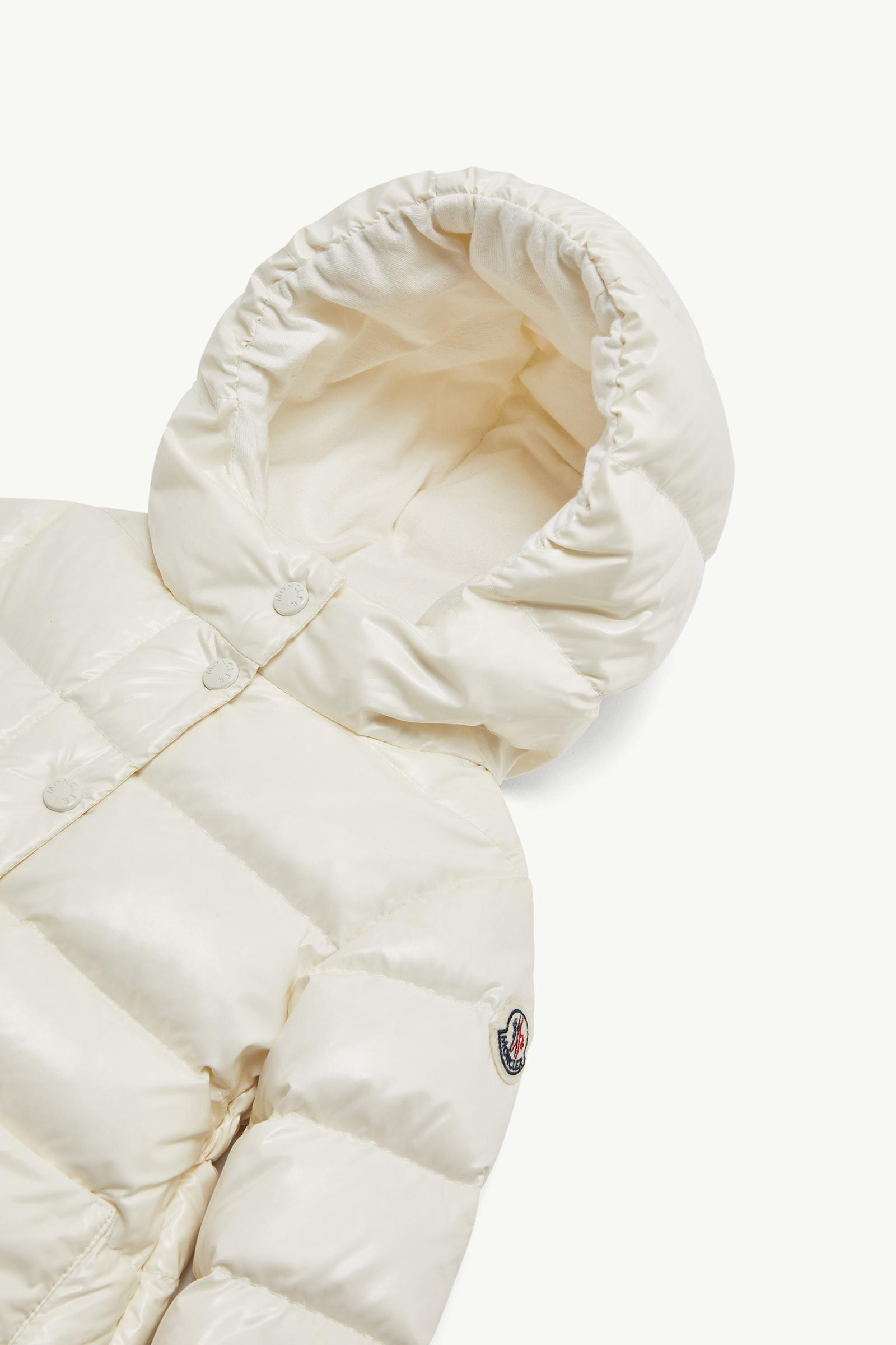 Dufar Hooded Down Jacket Girl White Moncler 1