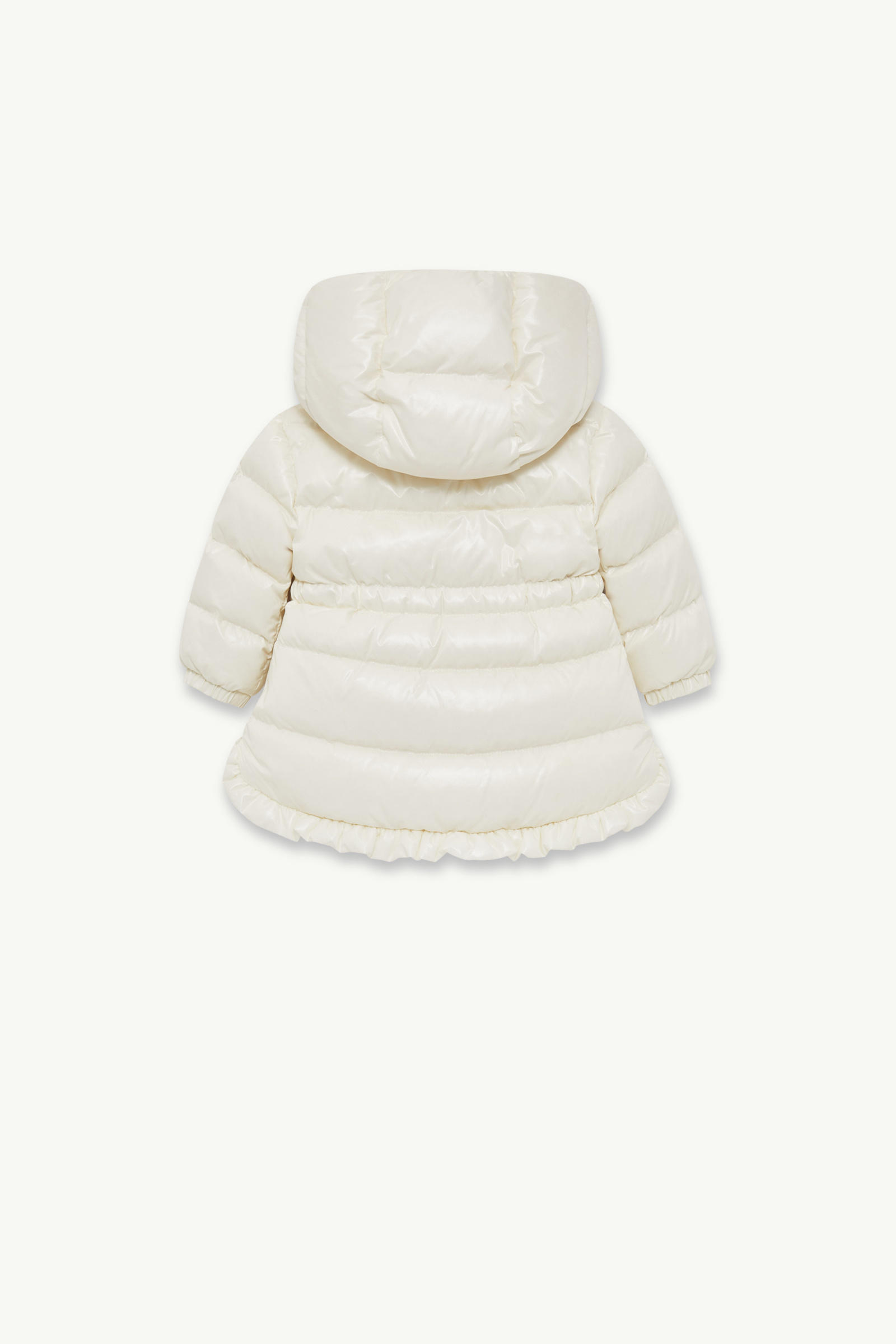 Piumino Dufar con Cappuccio Bambina Bianco Moncler 2