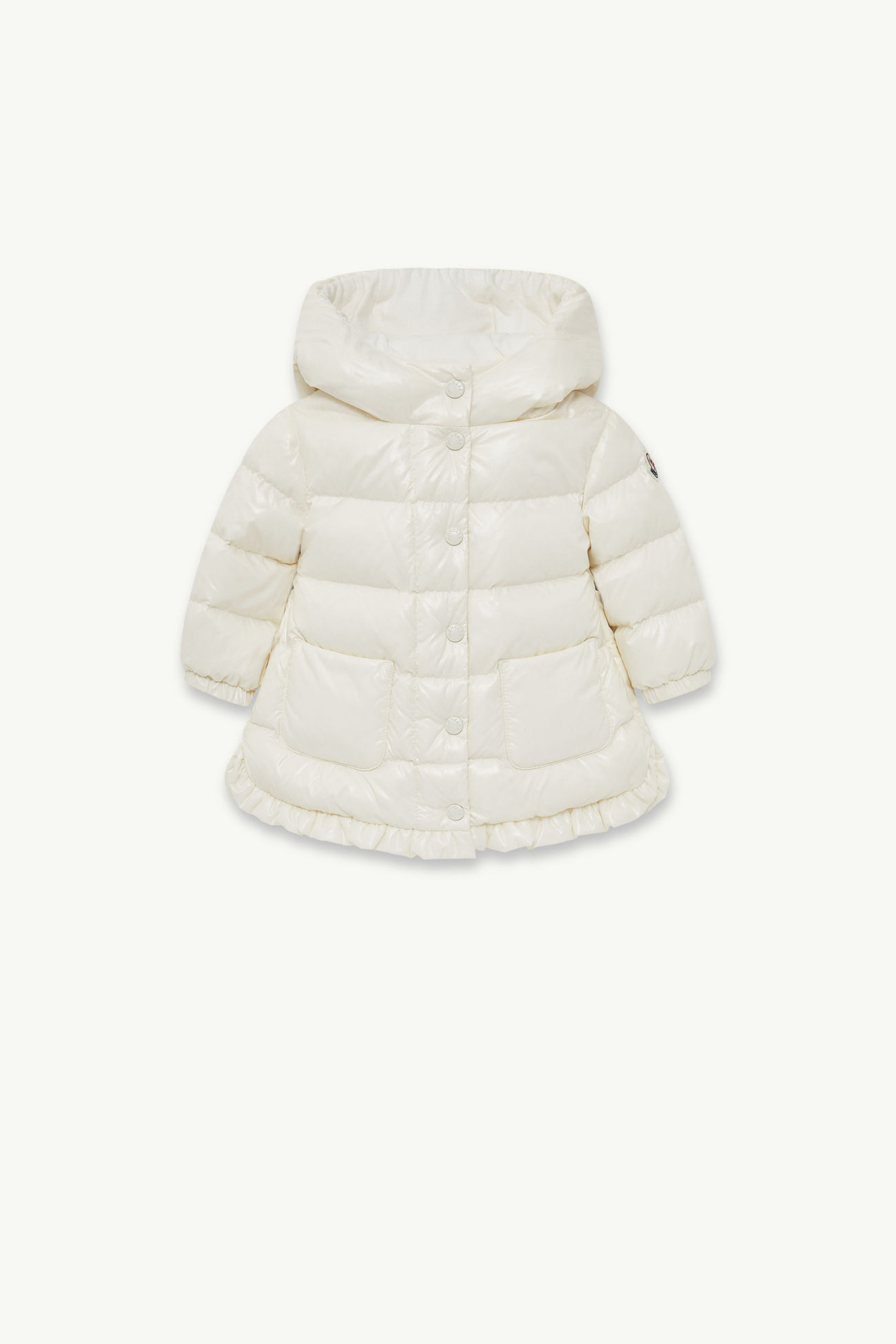 Doudoune à capuche Dufar Fille Blanc Moncler 0