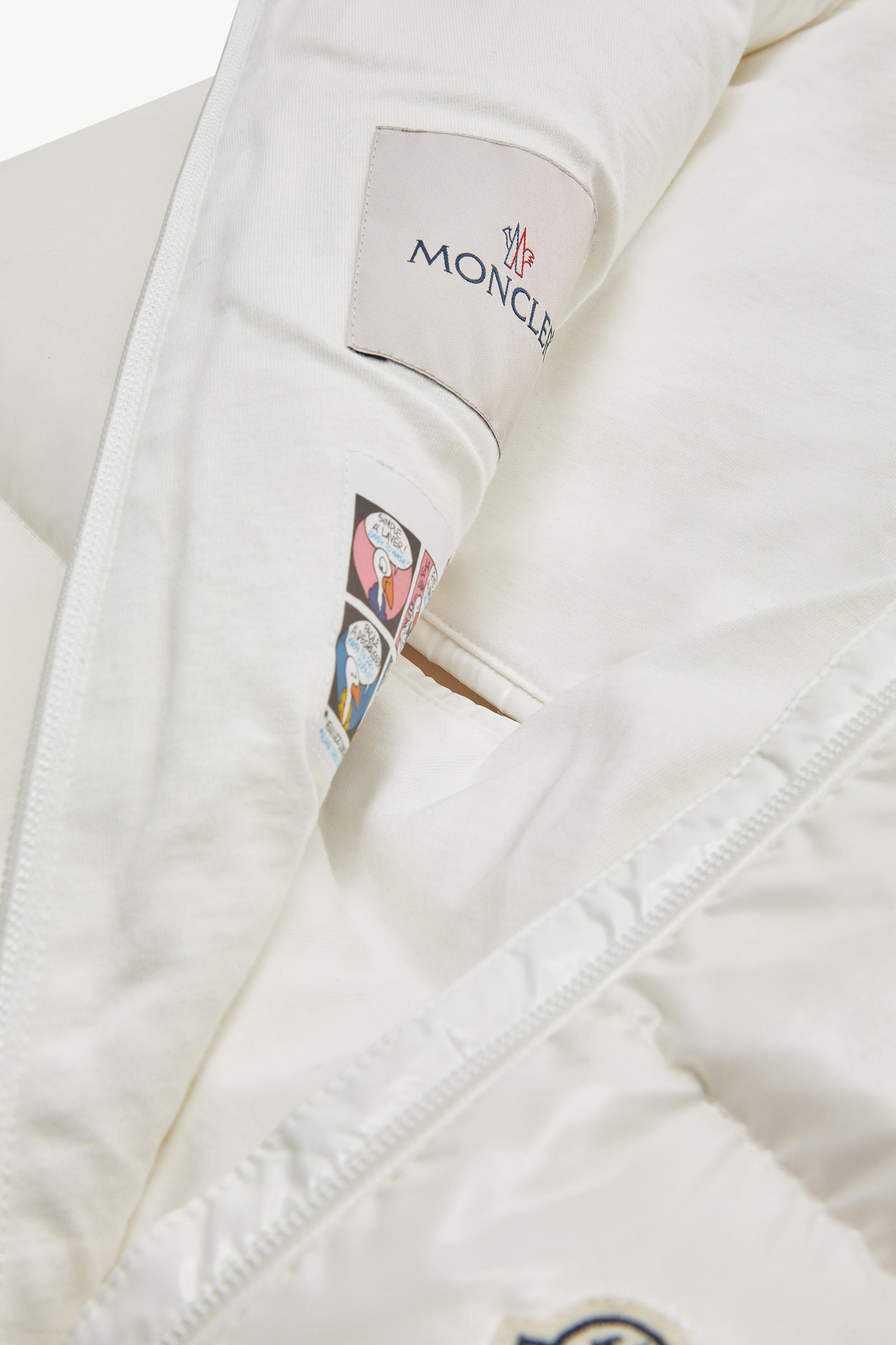 羽絨嬰兒小床 中性 白色 Moncler 4