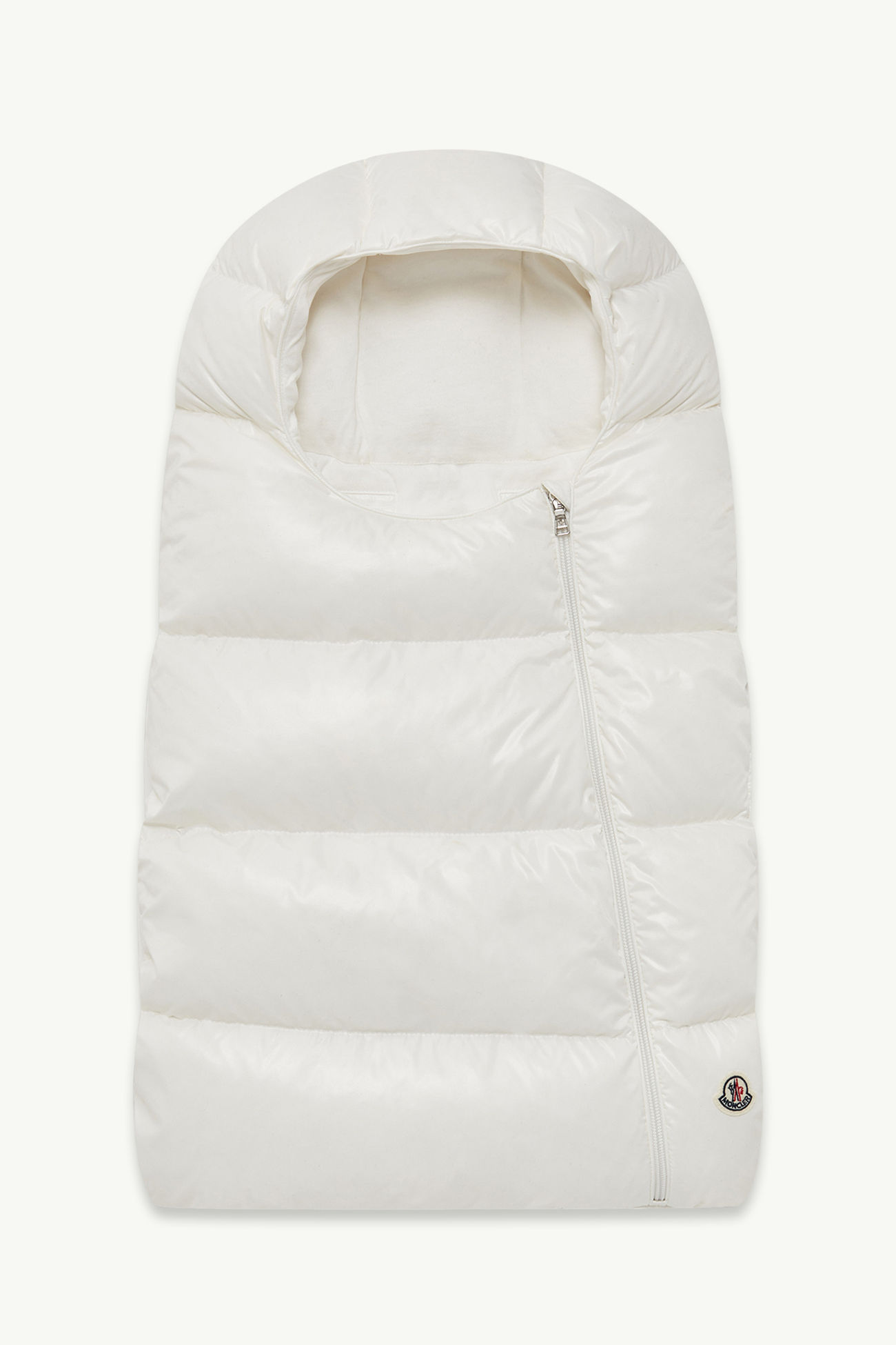 Daunengefülltes Babynest Genderneutral Weiß Moncler 0